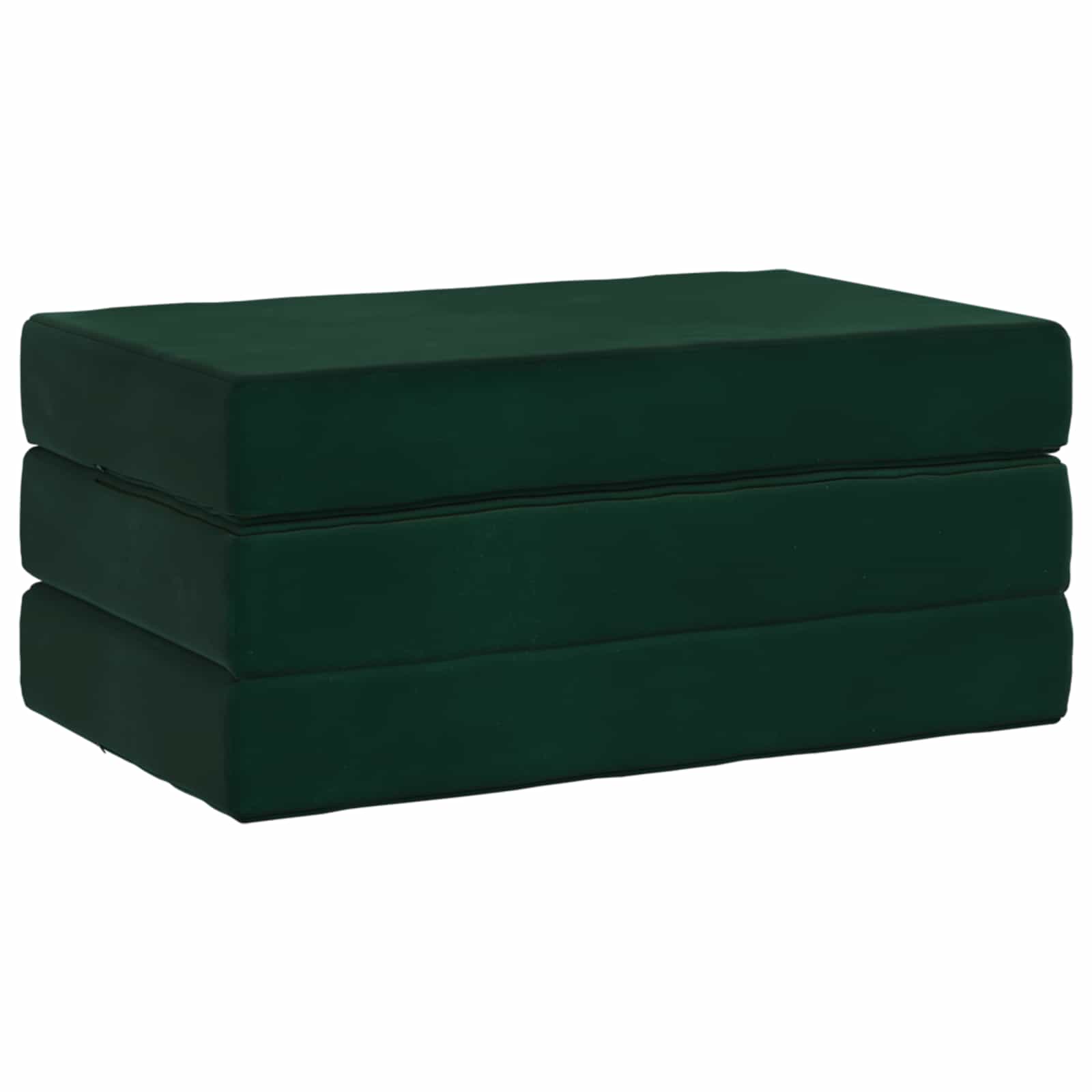 Sofa na razvlačenje 80 x 67 x 45 cm Tamnozelena