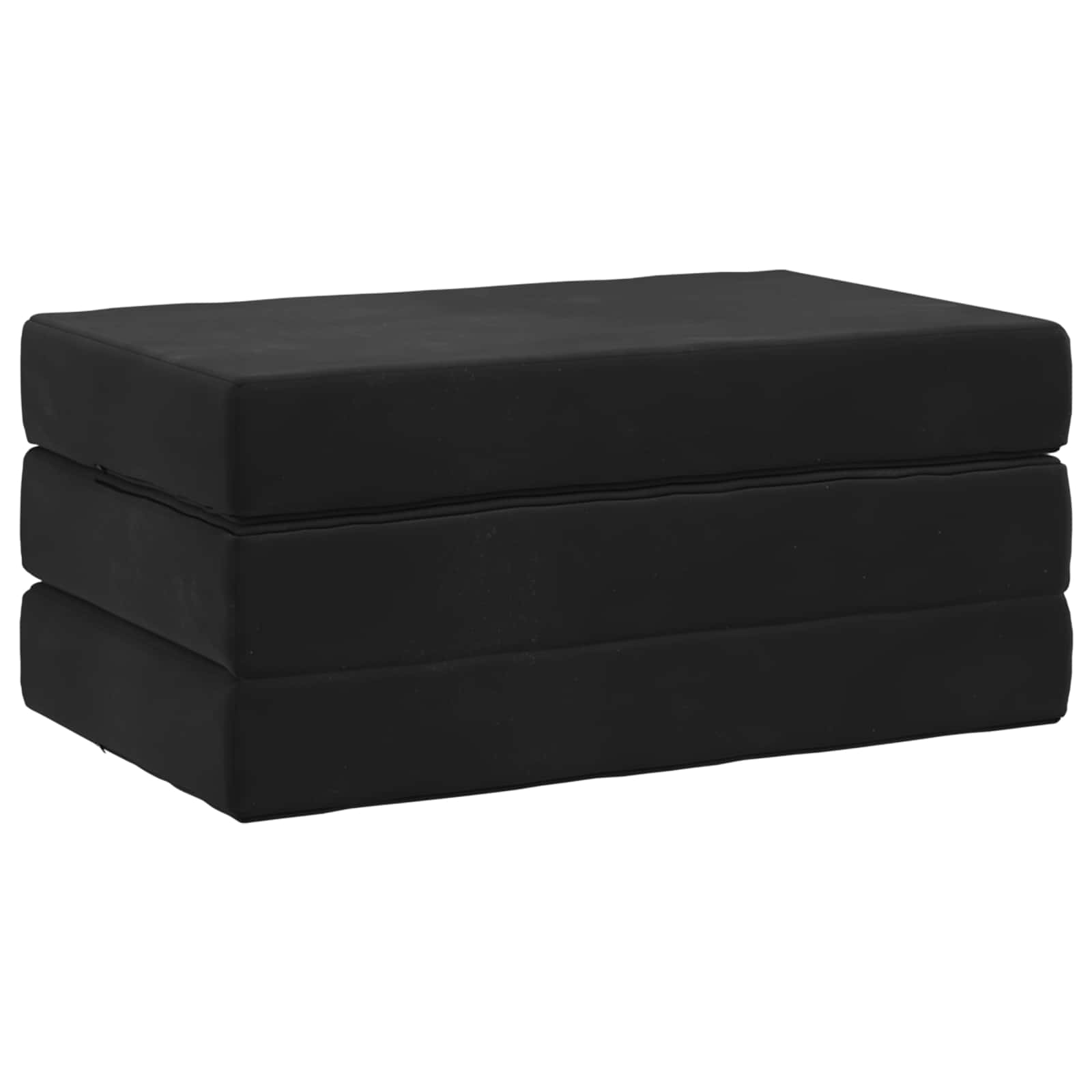 Sofa na razvlačenje 80 x 67 x 45 cm Crna