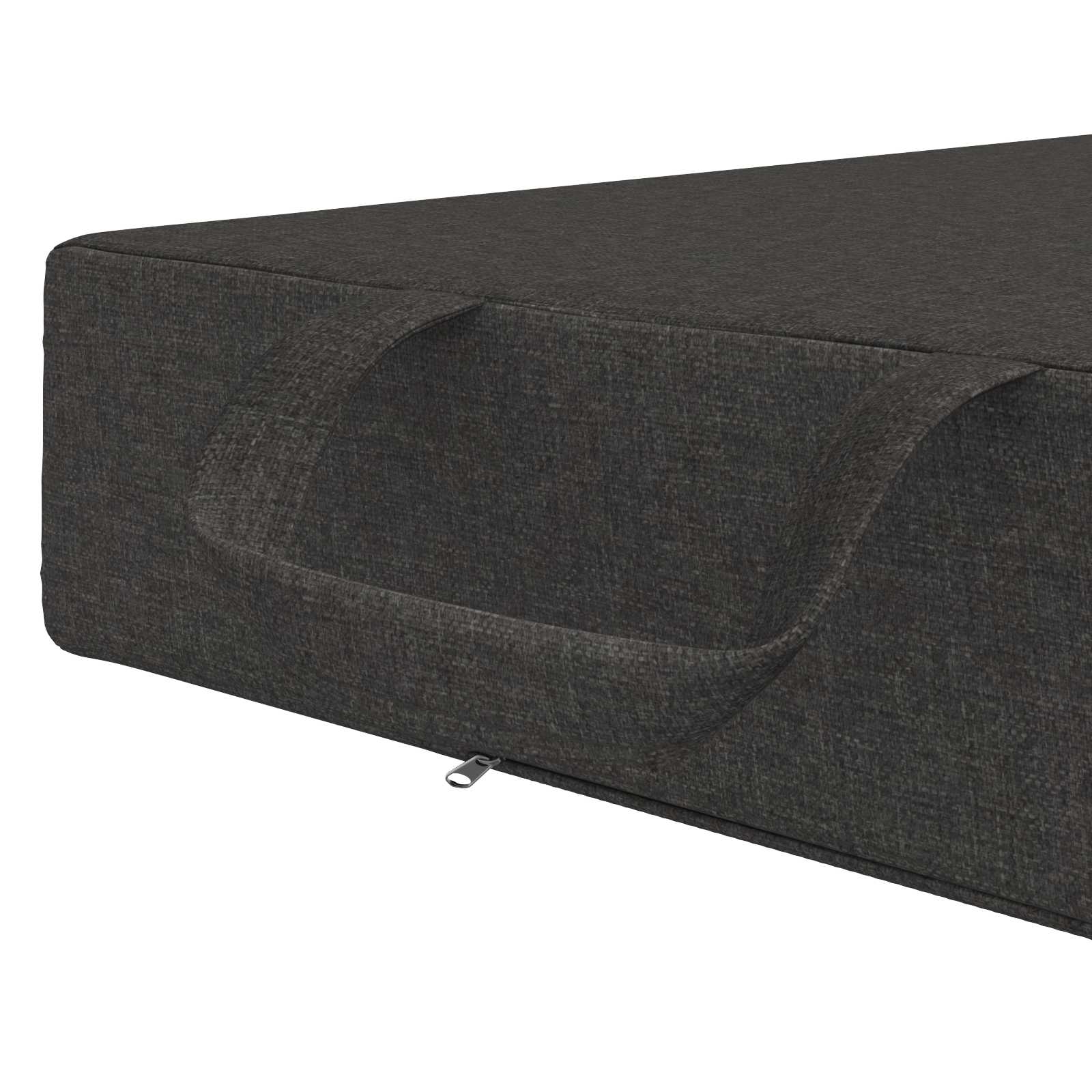 Sofa na razvlačenje 90 x 67 x 45 cm Tamnosiva