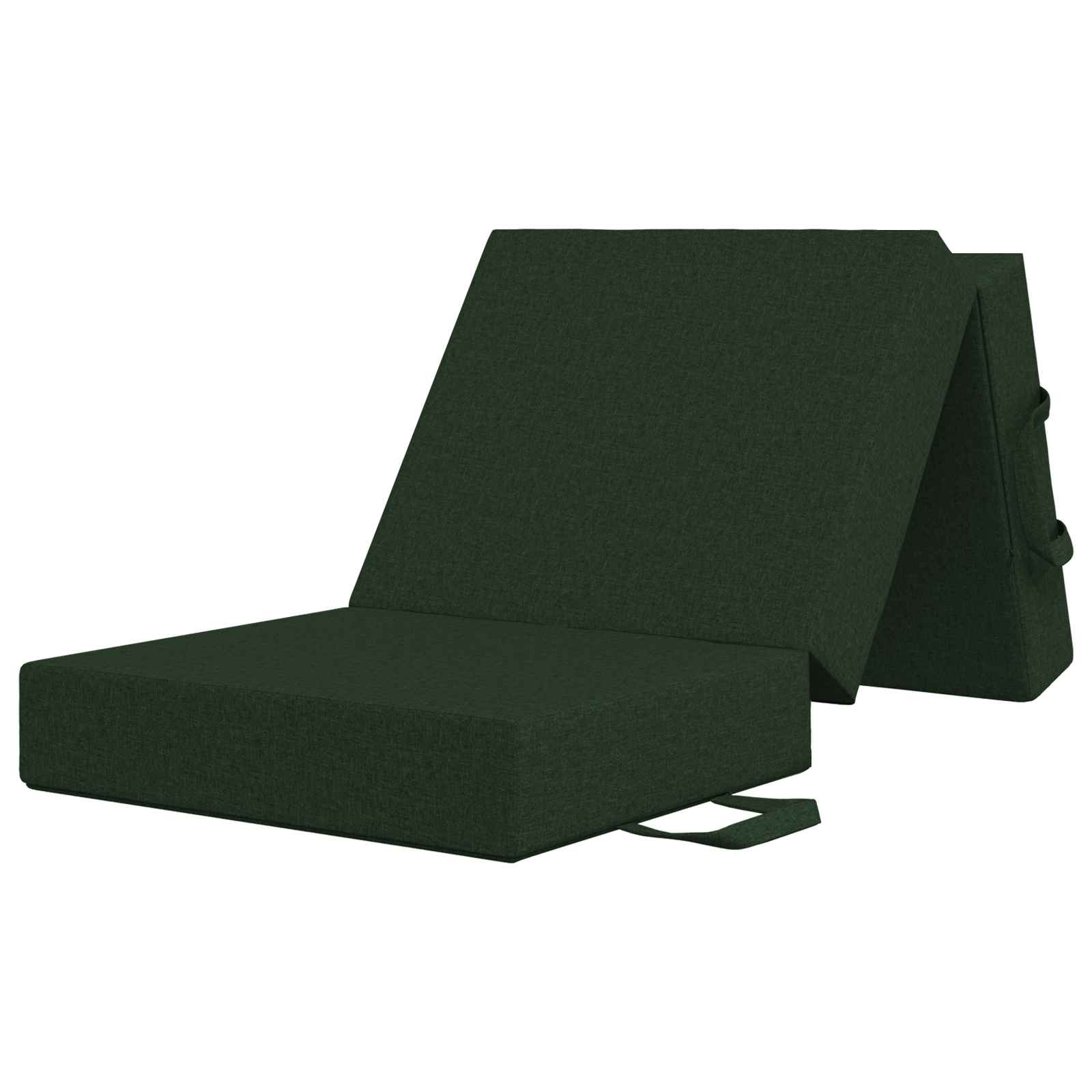Sofa na razvlačenje 90 x 67 x 45 cm Tamnozelena