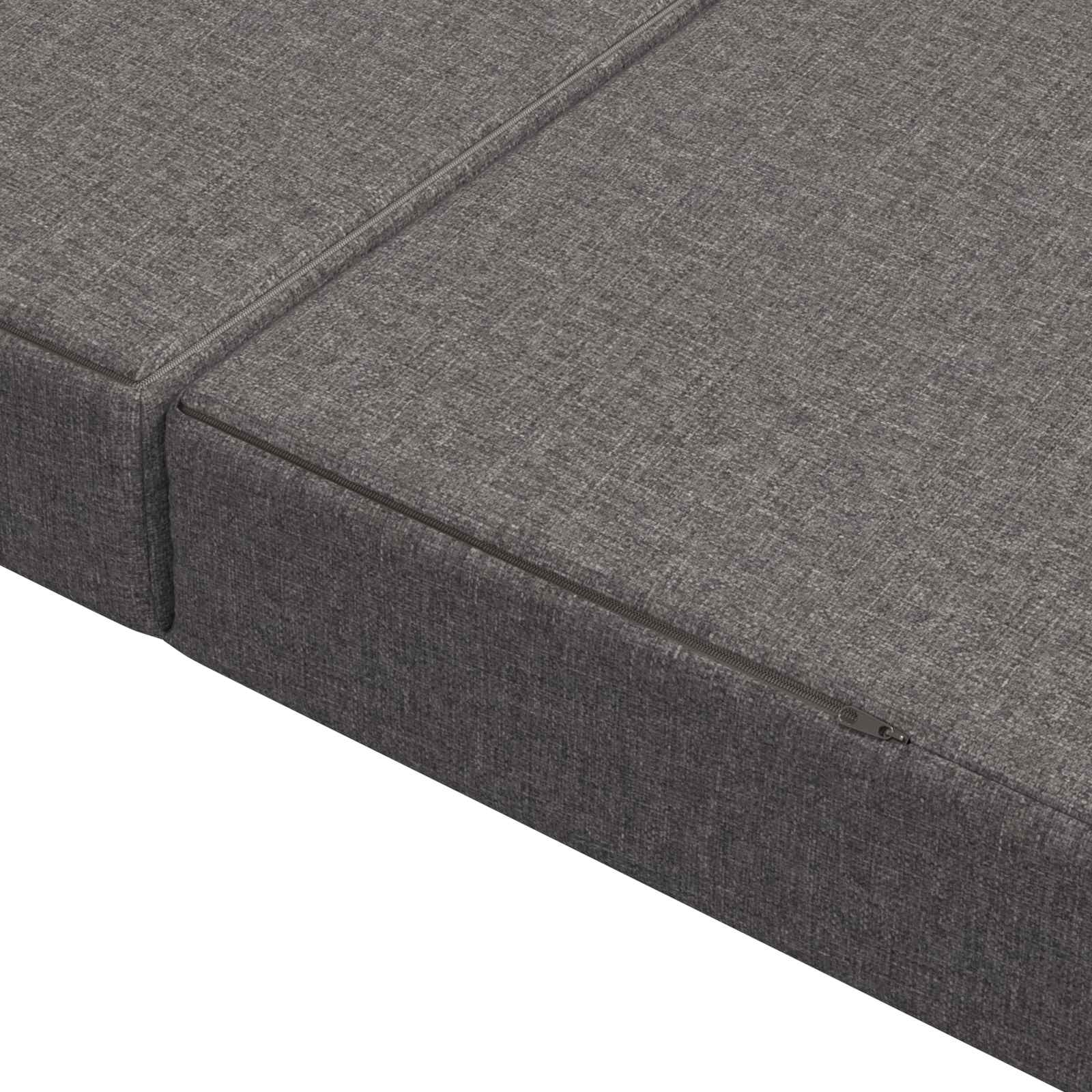 Sofa na razvlačenje 100 x 67 x 45 cm Svjetlosiva
