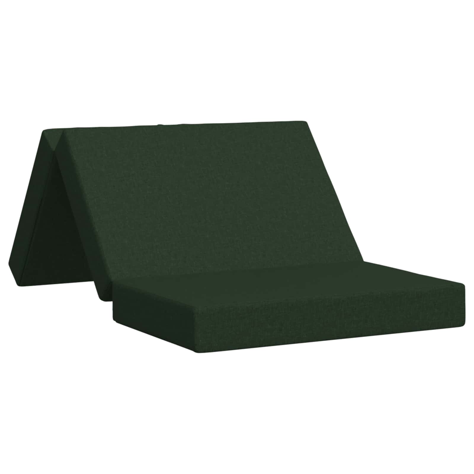 Sofa na razvlačenje 100 x 67 x 45 cm Tamnozelena