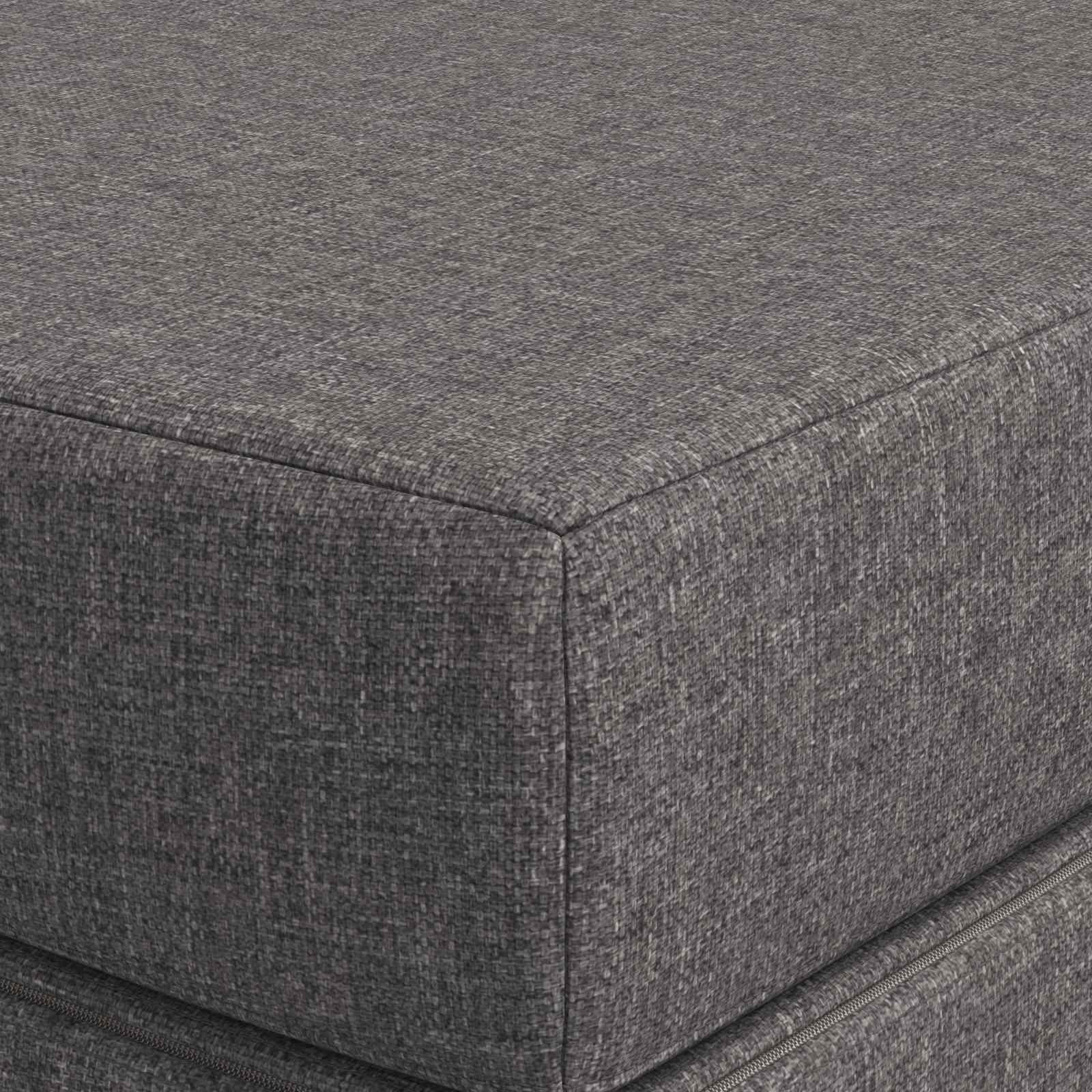 Sofa na razvlačenje 120 x 67 x 45 cm Svjetlosiva