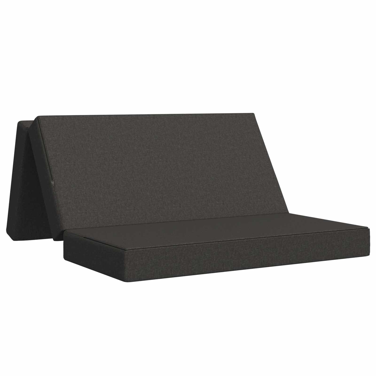 Sofa na razvlačenje 120 x 67 x 45 cm Tamnosiva