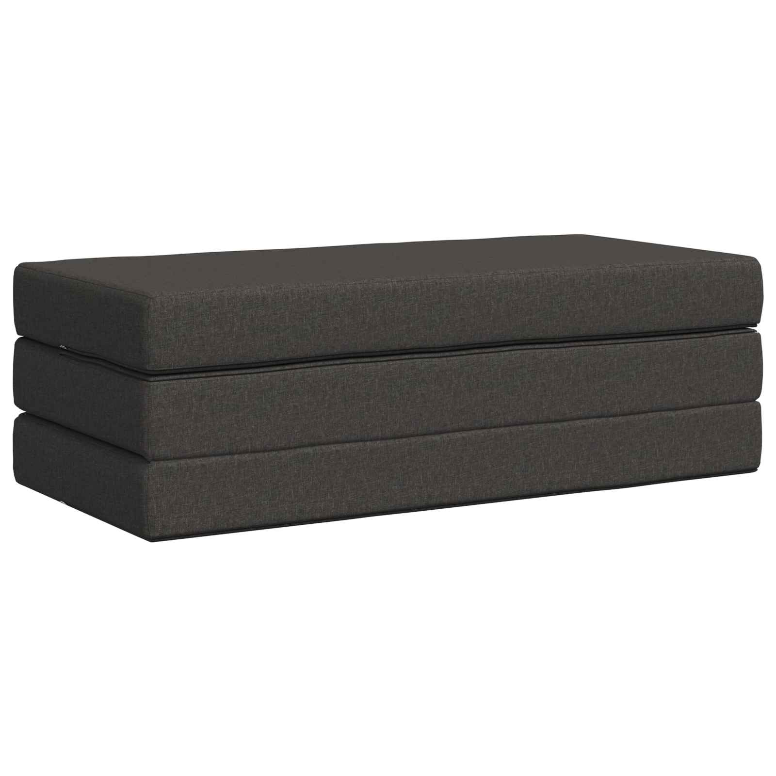 Sofa na razvlačenje 120 x 67 x 45 cm Tamnosiva