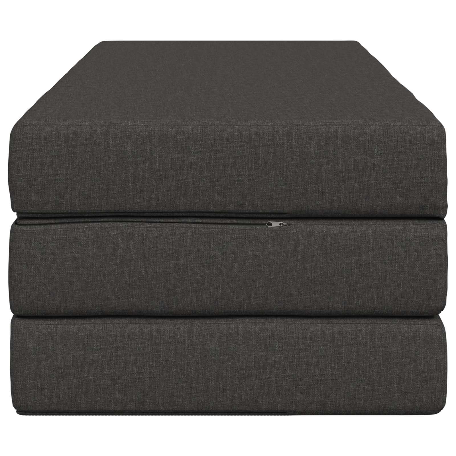 Sofa na razvlačenje 120 x 67 x 45 cm Tamnosiva