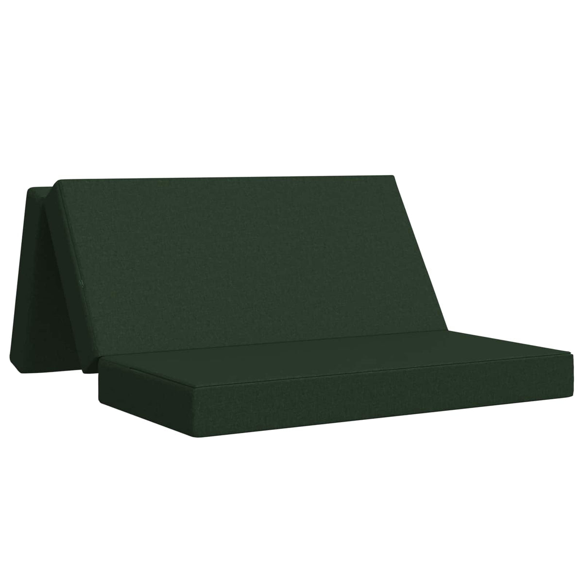 Sofa na razvlačenje 120 x 67 x 45 cm Tamnozelena