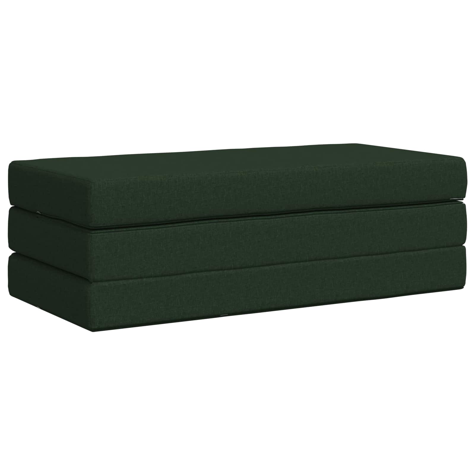 Sofa na razvlačenje 120 x 67 x 45 cm Tamnozelena