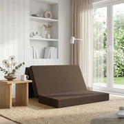 Sofa na razvlačenje 120 x 67 x 45 cm Sivosmeđa