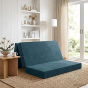 Sofa na razvlačenje 120 x 67 x 45 cm Plava