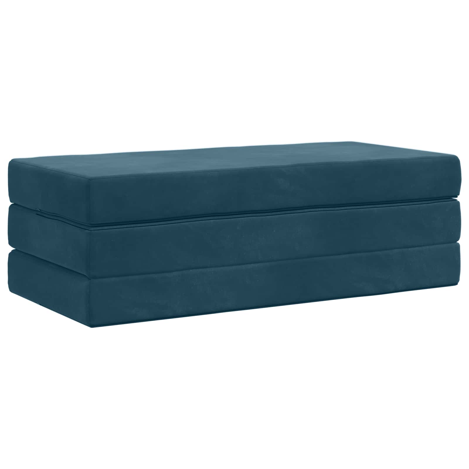 Sofa na razvlačenje 120 x 67 x 45 cm Plava