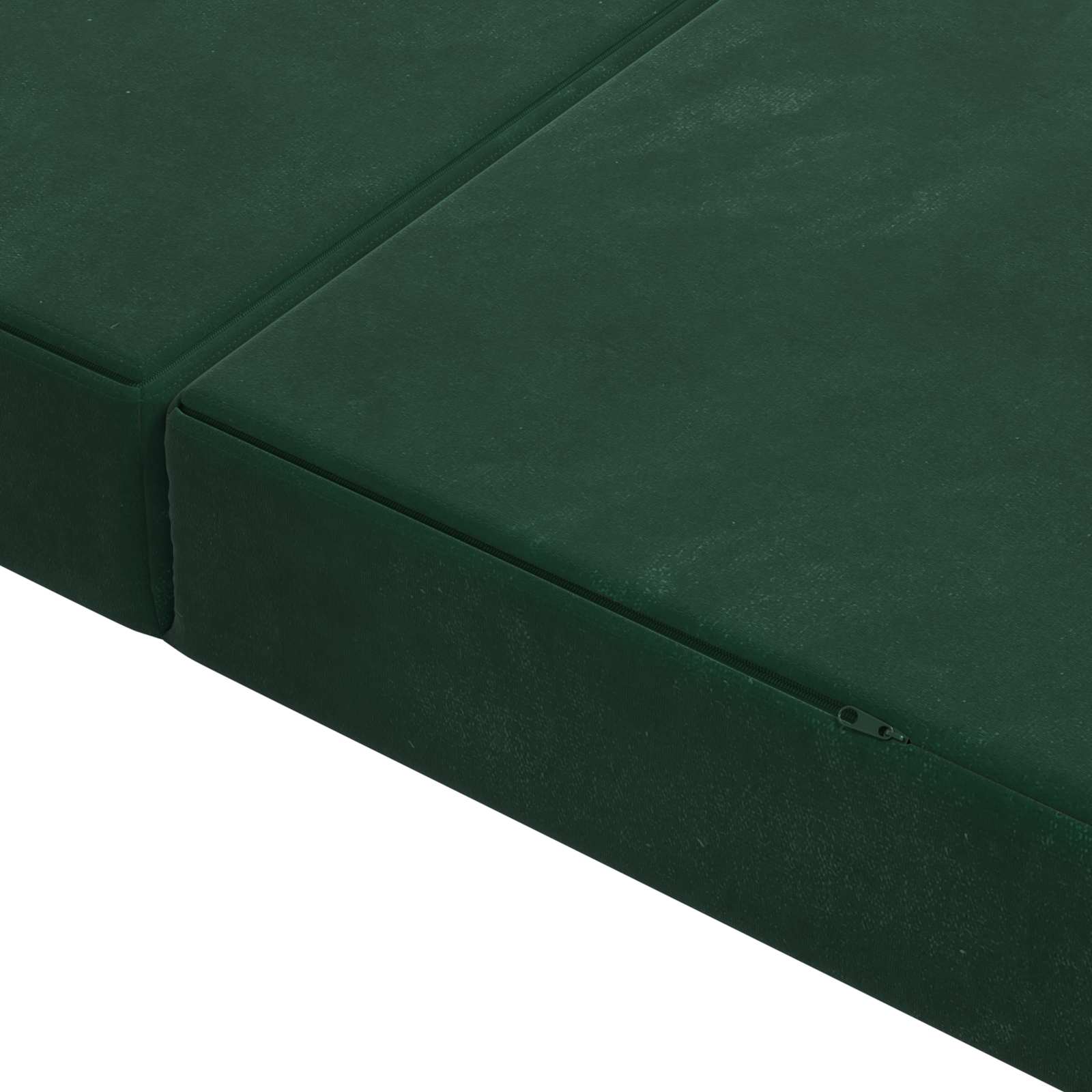 Sofa na razvlačenje 120 x 67 x 45 cm Tamnozelena
