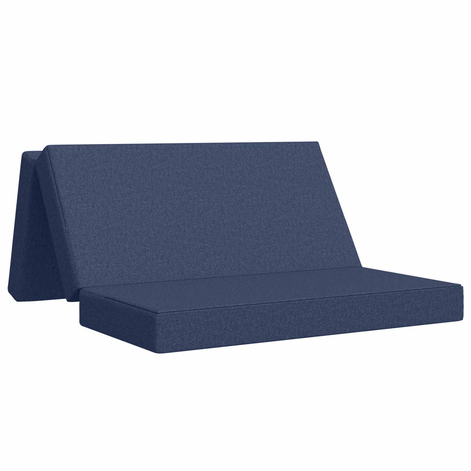 Sofa na razvlačenje 140 x 67 x 45 cm Plava