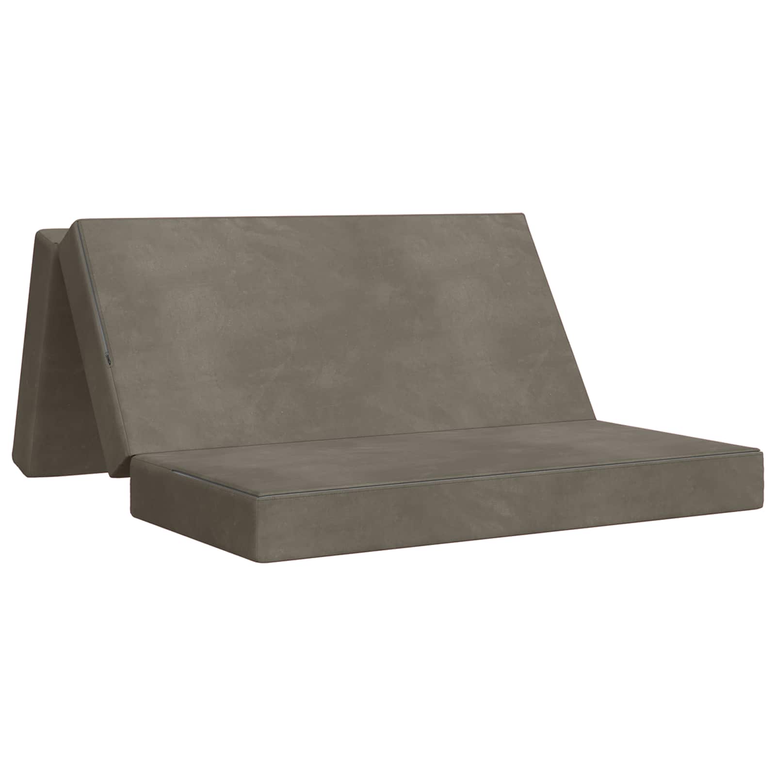 Sofa na razvlačenje 140 x 67 x 45 cm Svjetlosiva