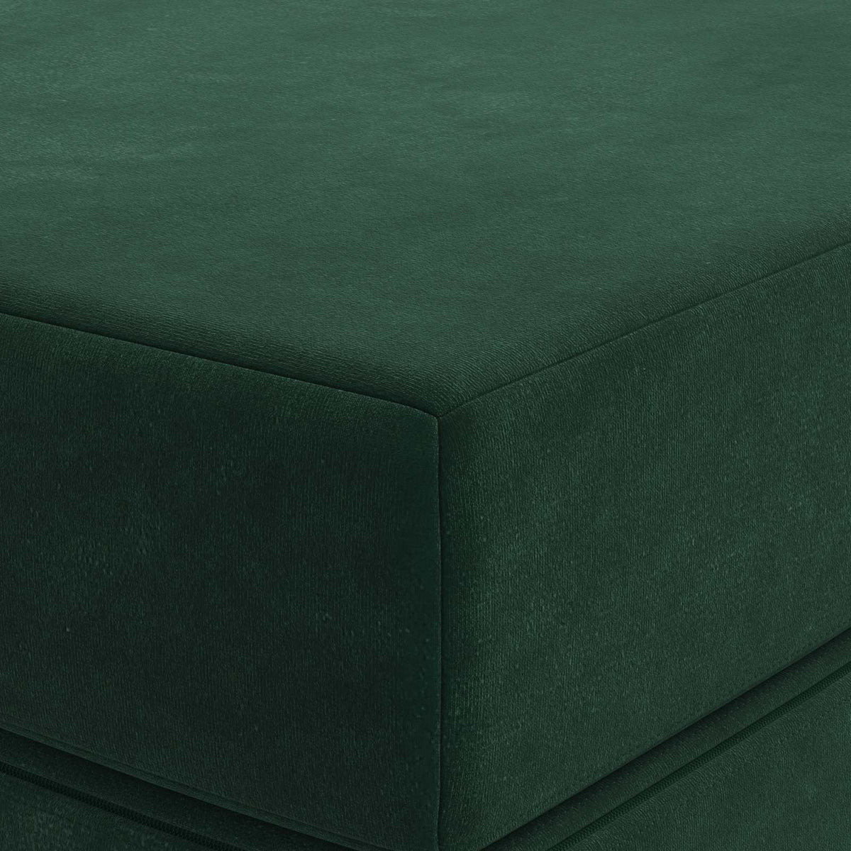 Sofa na razvlačenje 140 x 67 x 45 cm Tamnozelena