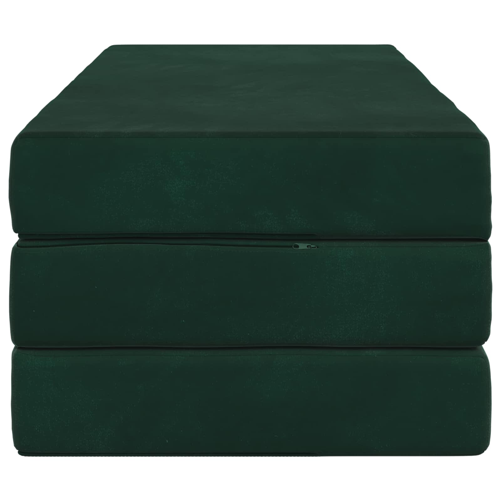 Sofa na razvlačenje 140 x 67 x 45 cm Tamnozelena