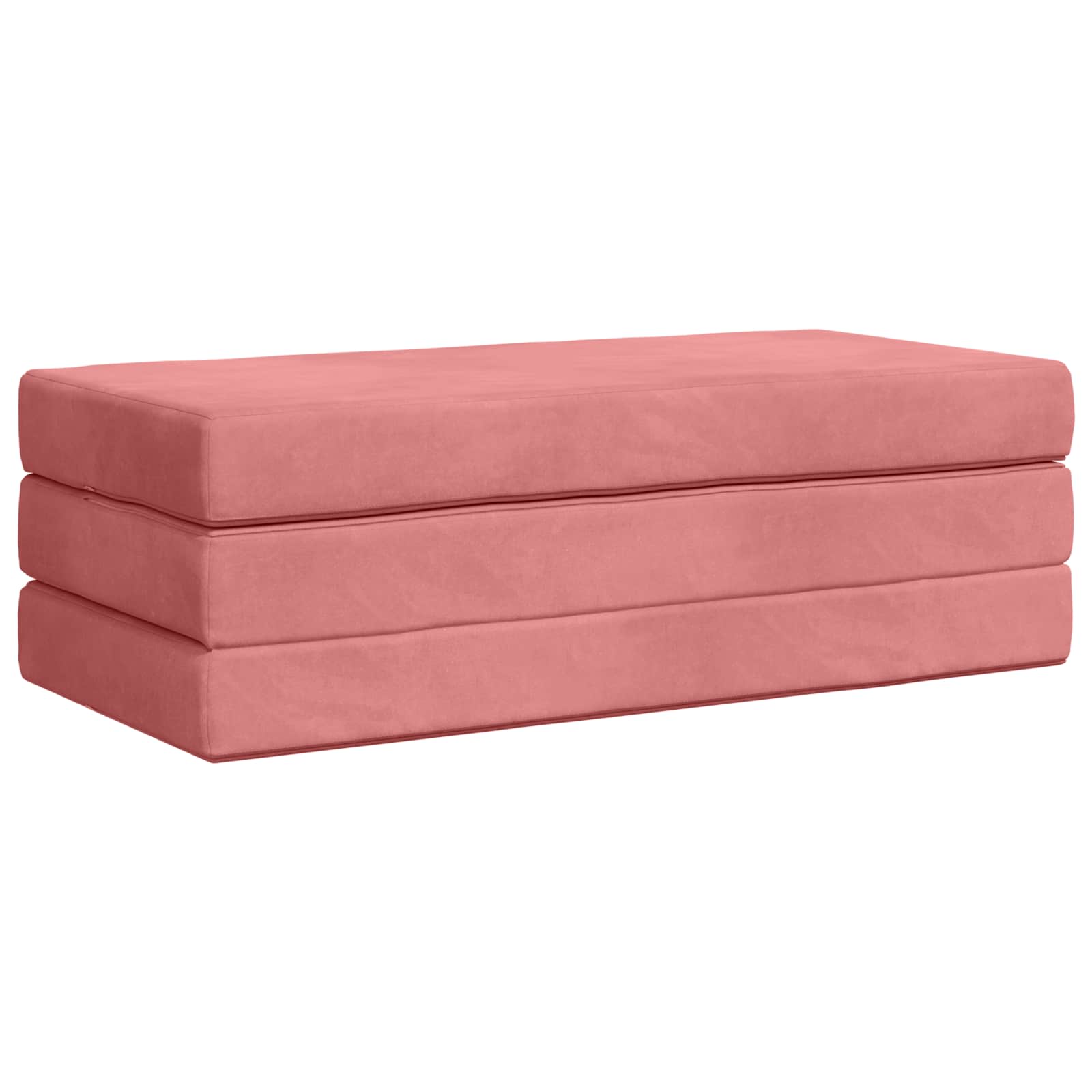 Sofa na razvlačenje 140 x 67 x 45 cm Ružičasta