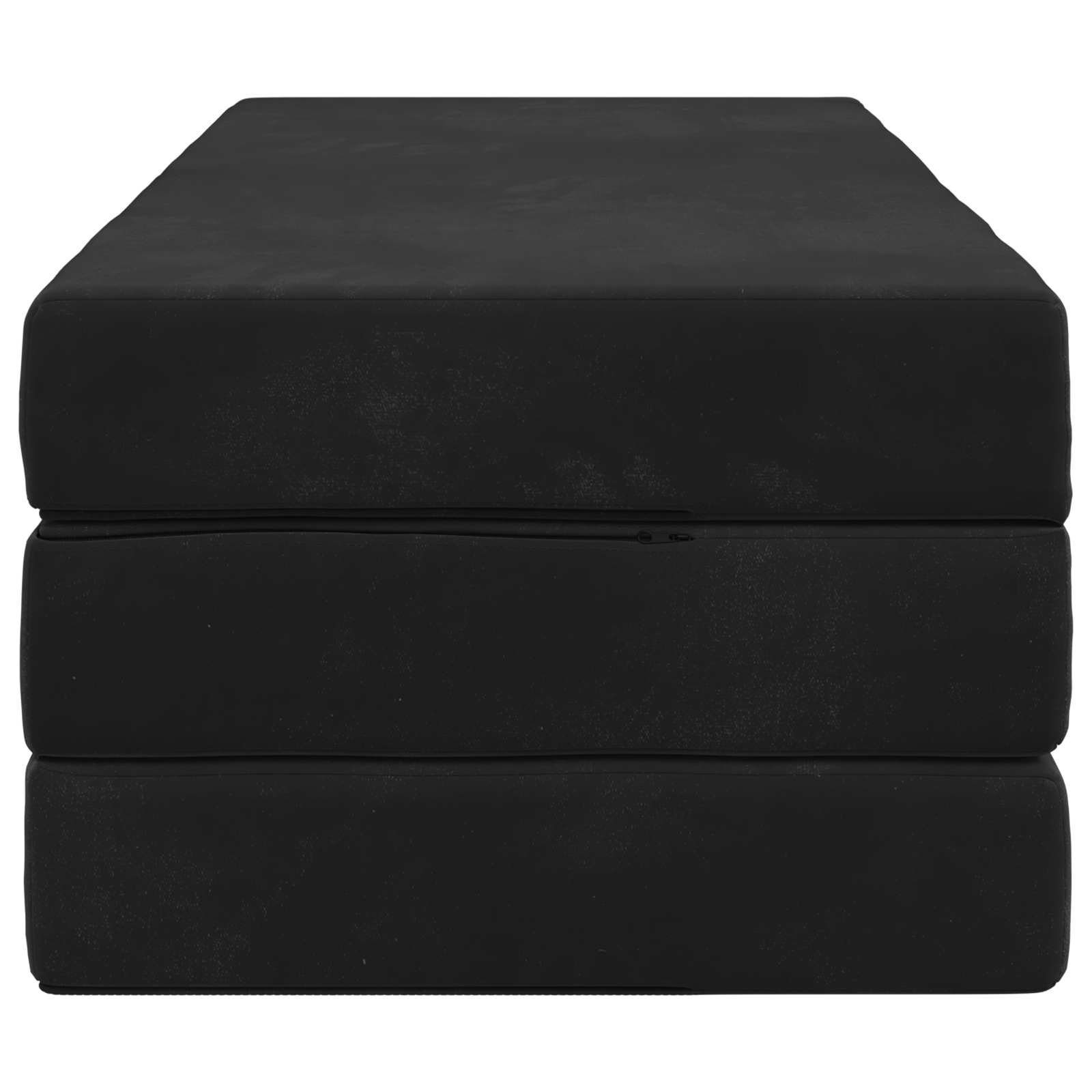 Sofa na razvlačenje 140 x 67 x 45 cm Crna