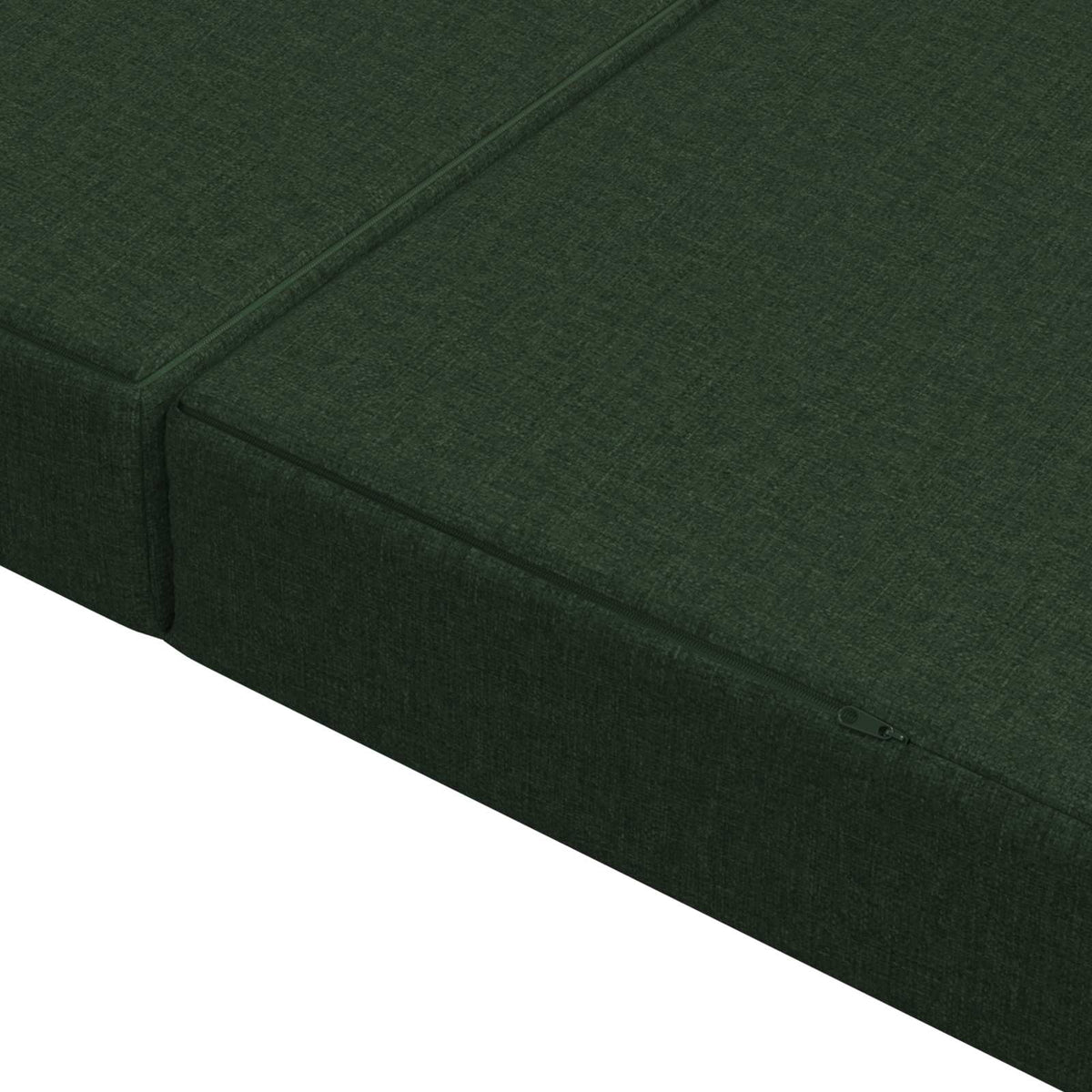 Sofa na razvlačenje 160 x 67 x 45 cm Tamnozelena