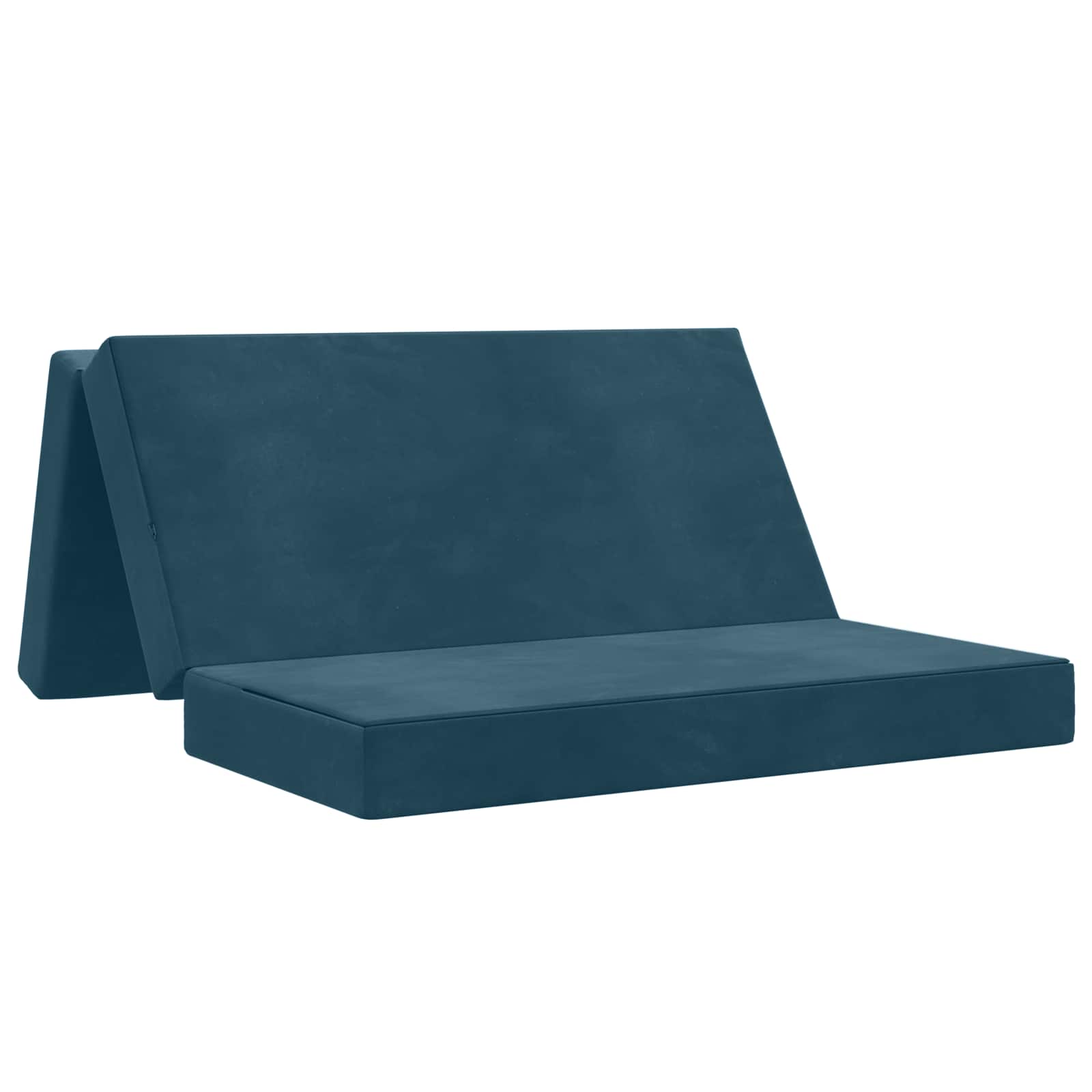 Sofa na razvlačenje 160 x 67 x 45 cm Plava