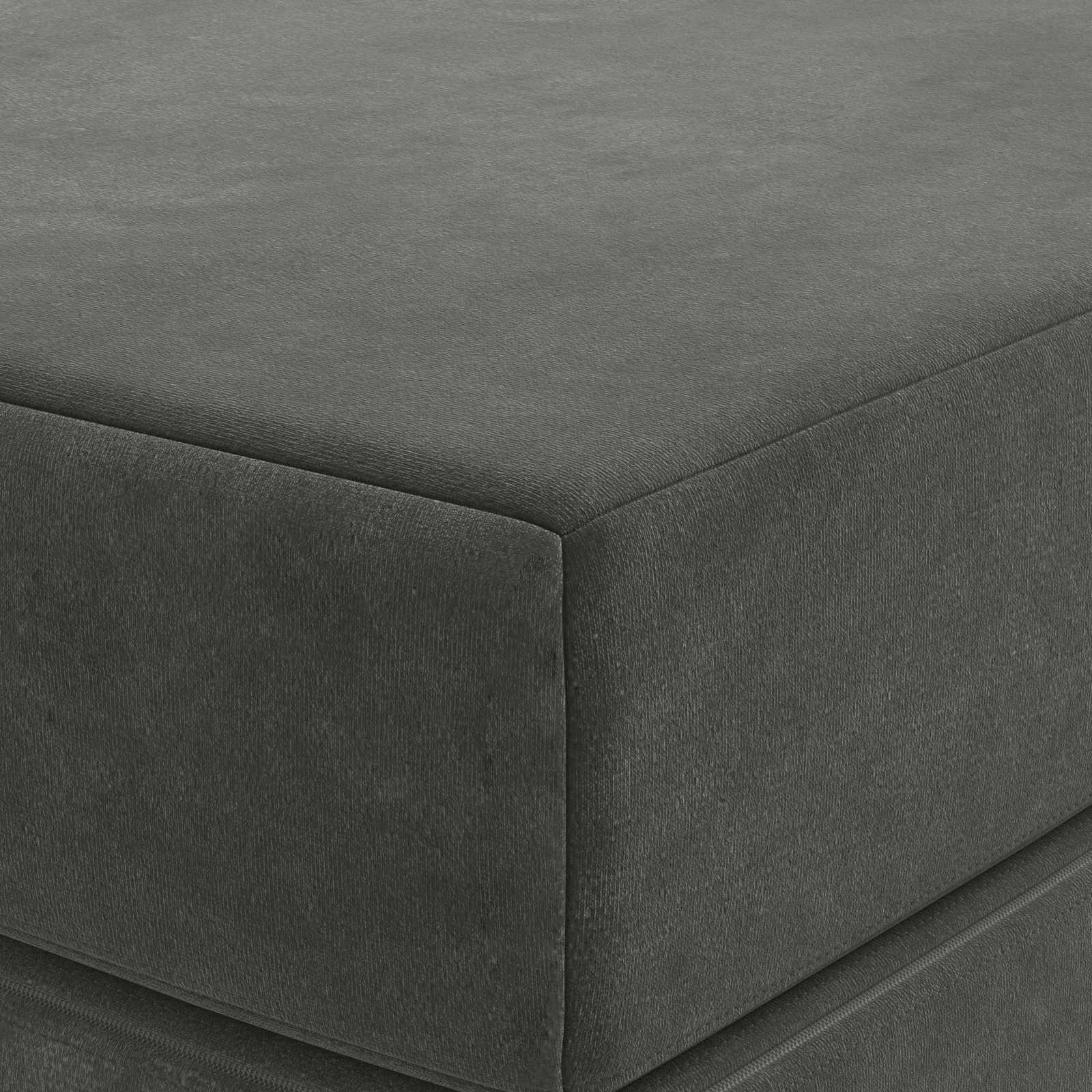 Sofa na razvlačenje 160 x 67 x 45 cm Tamnosiva
