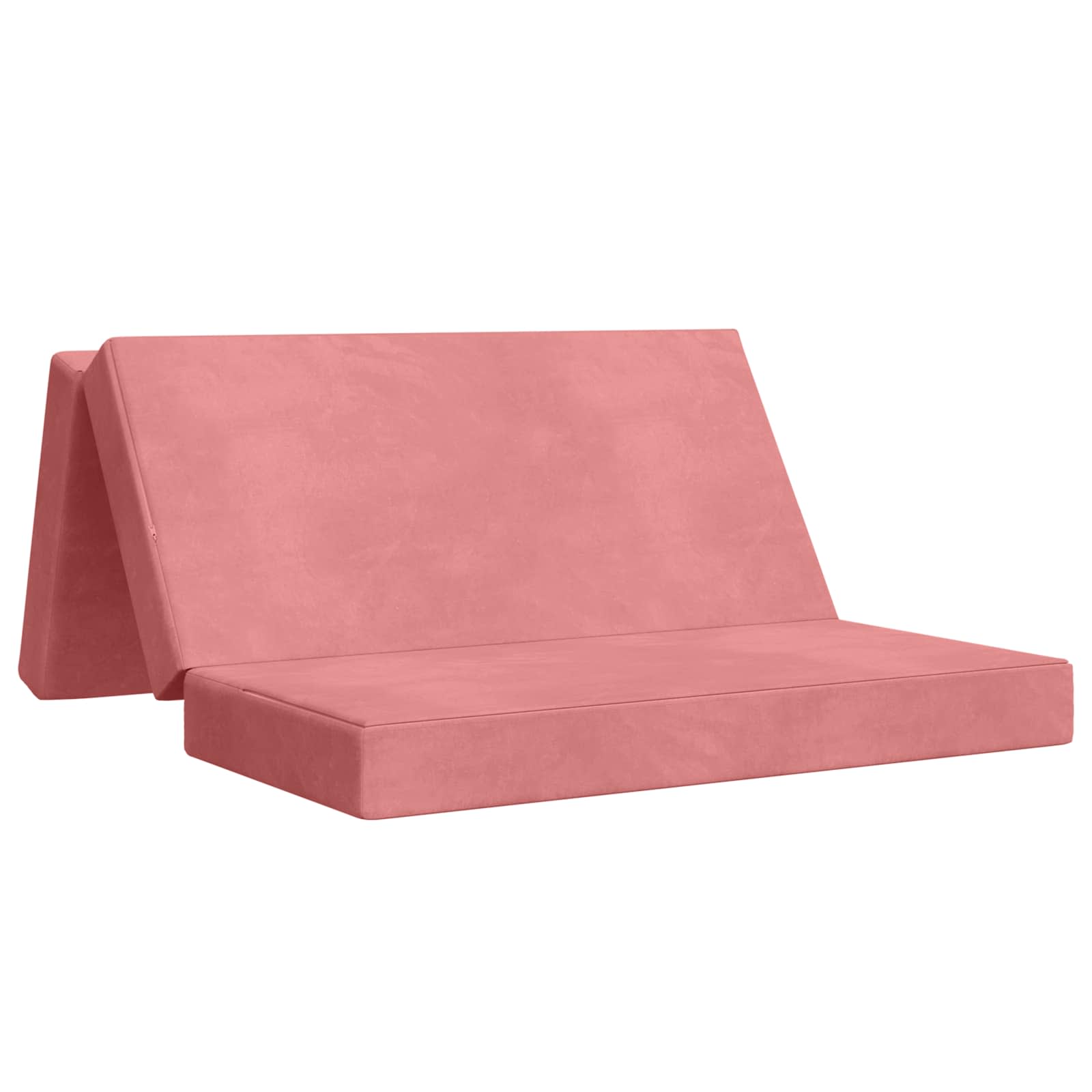 Sofa na razvlačenje 160 x 67 x 45 cm Ružičasta