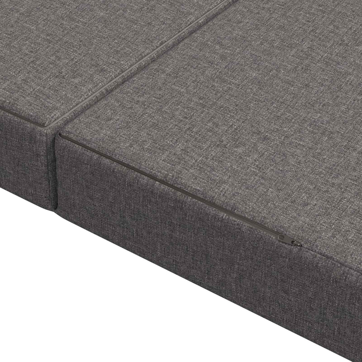 Sofa na razvlačenje 180 x 67 x 45 cm Svjetlosiva