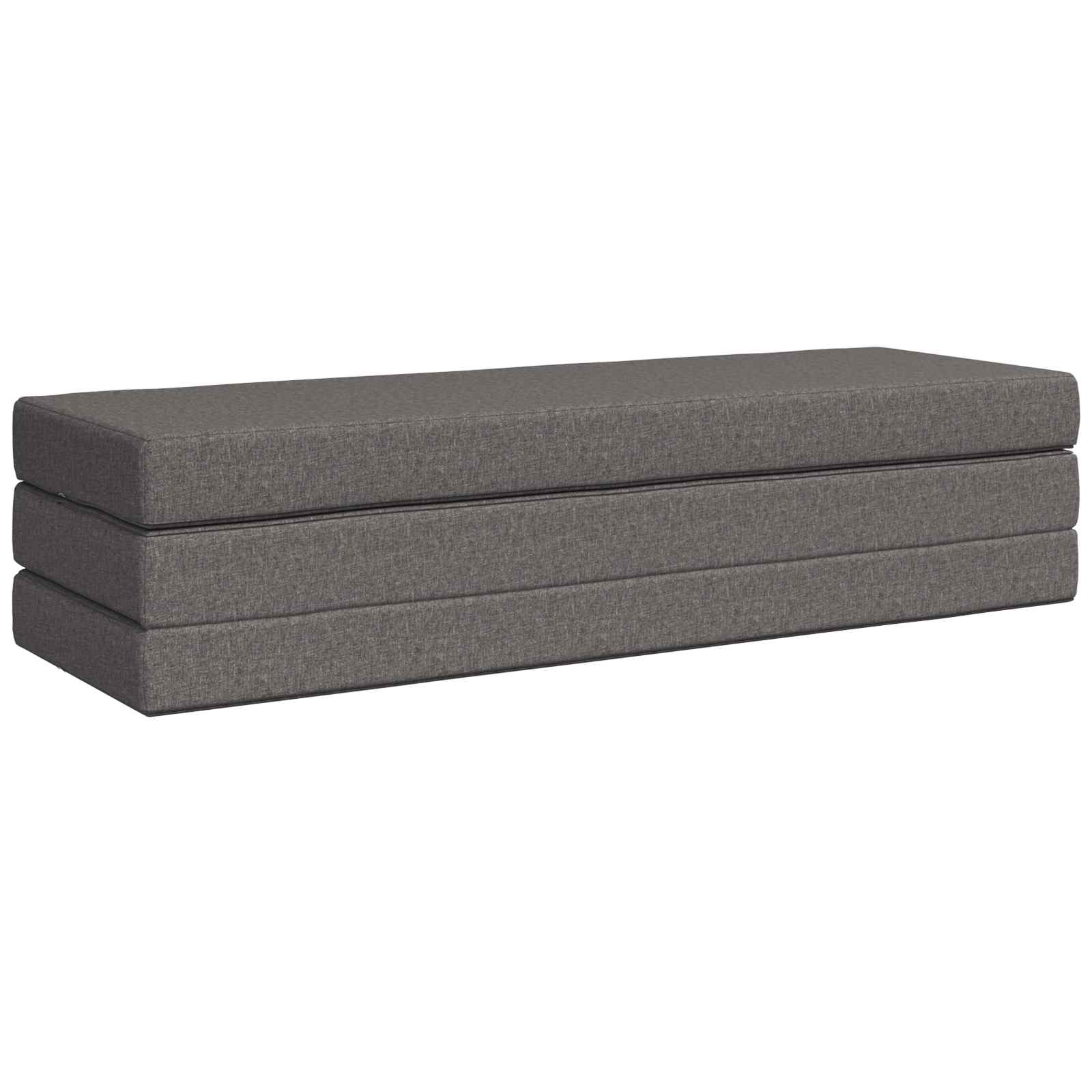 Sofa na razvlačenje 180 x 67 x 45 cm Svjetlosiva