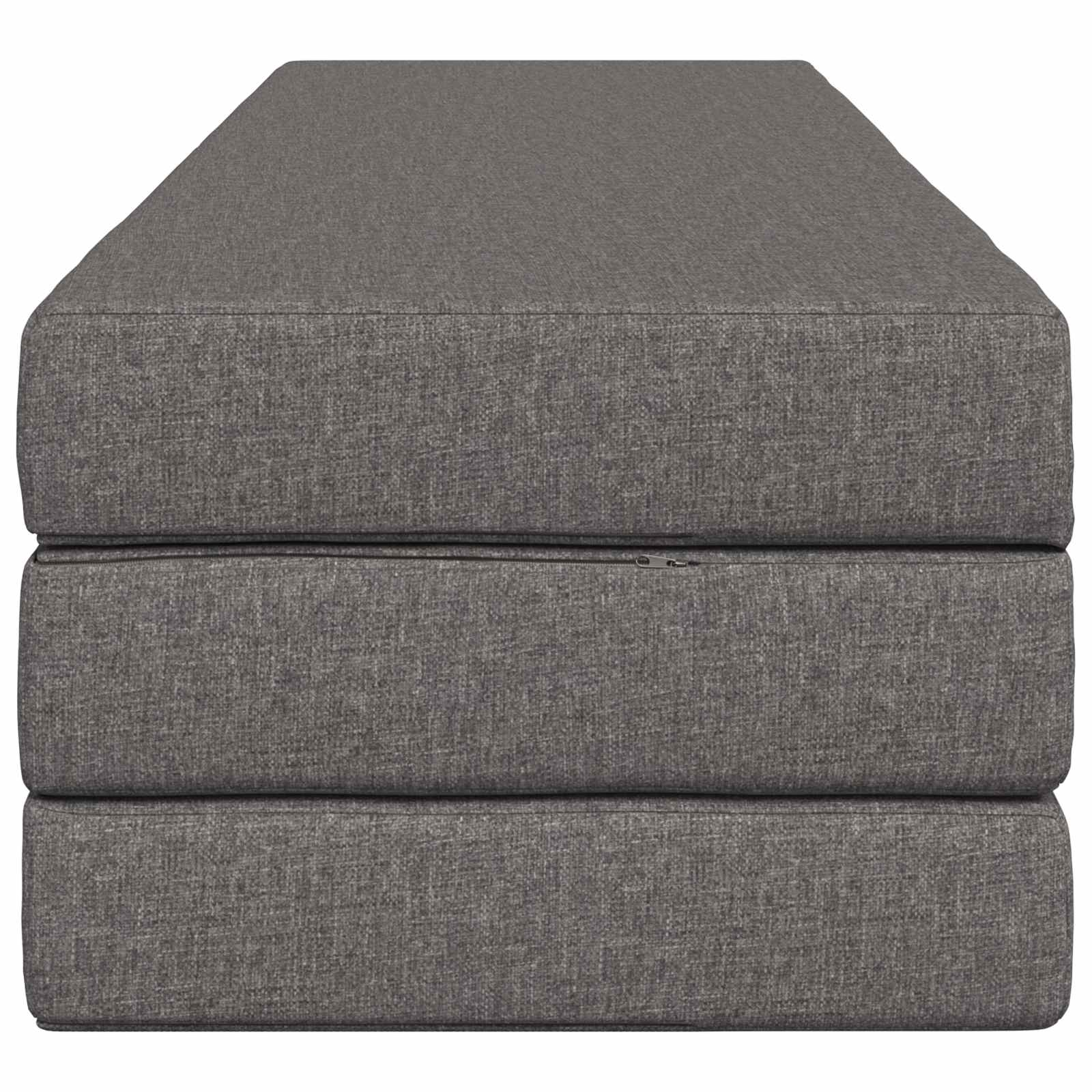 Sofa na razvlačenje 180 x 67 x 45 cm Svjetlosiva