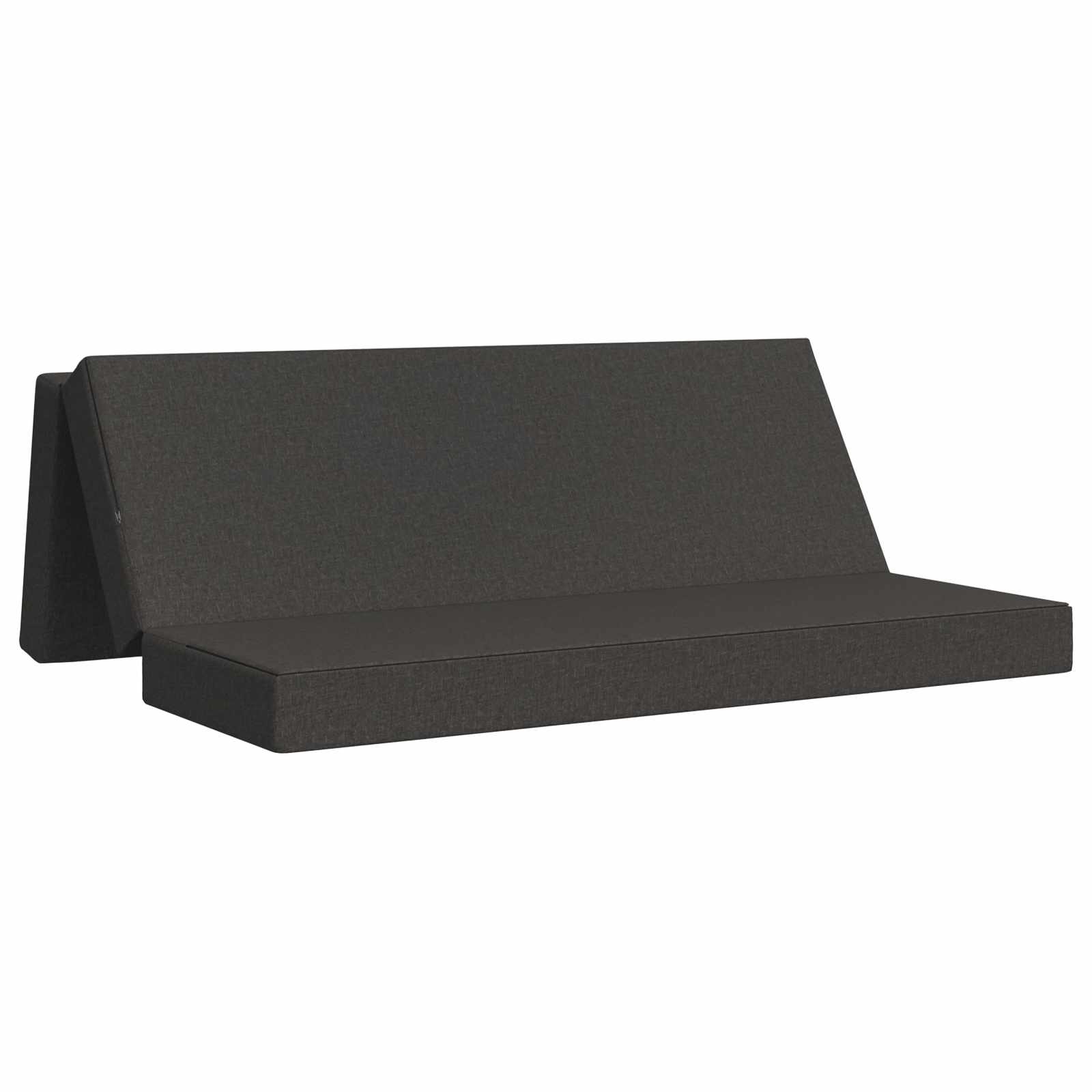 Sofa na razvlačenje 180 x 67 x 45 cm Tamnosiva