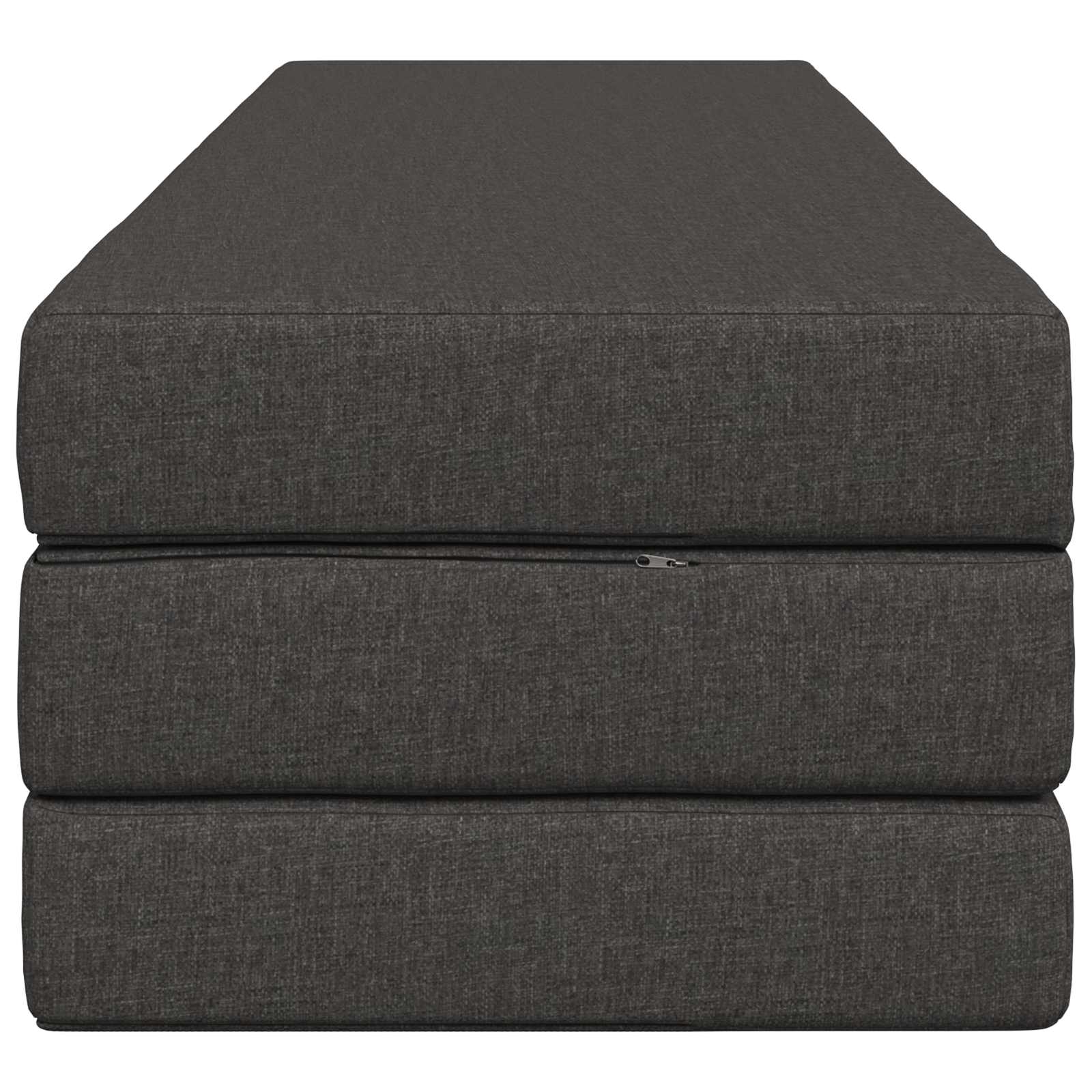 Sofa na razvlačenje 180 x 67 x 45 cm Tamnosiva