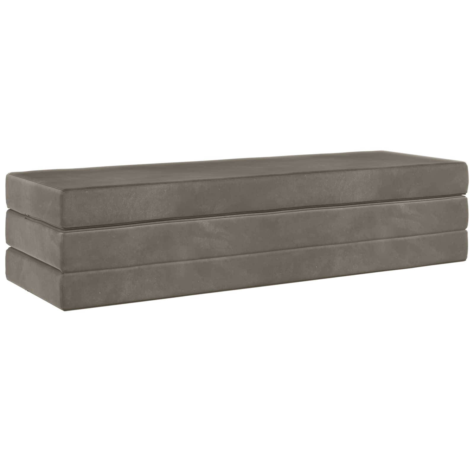 Sofa na razvlačenje 180 x 67 x 45 cm Svjetlosiva