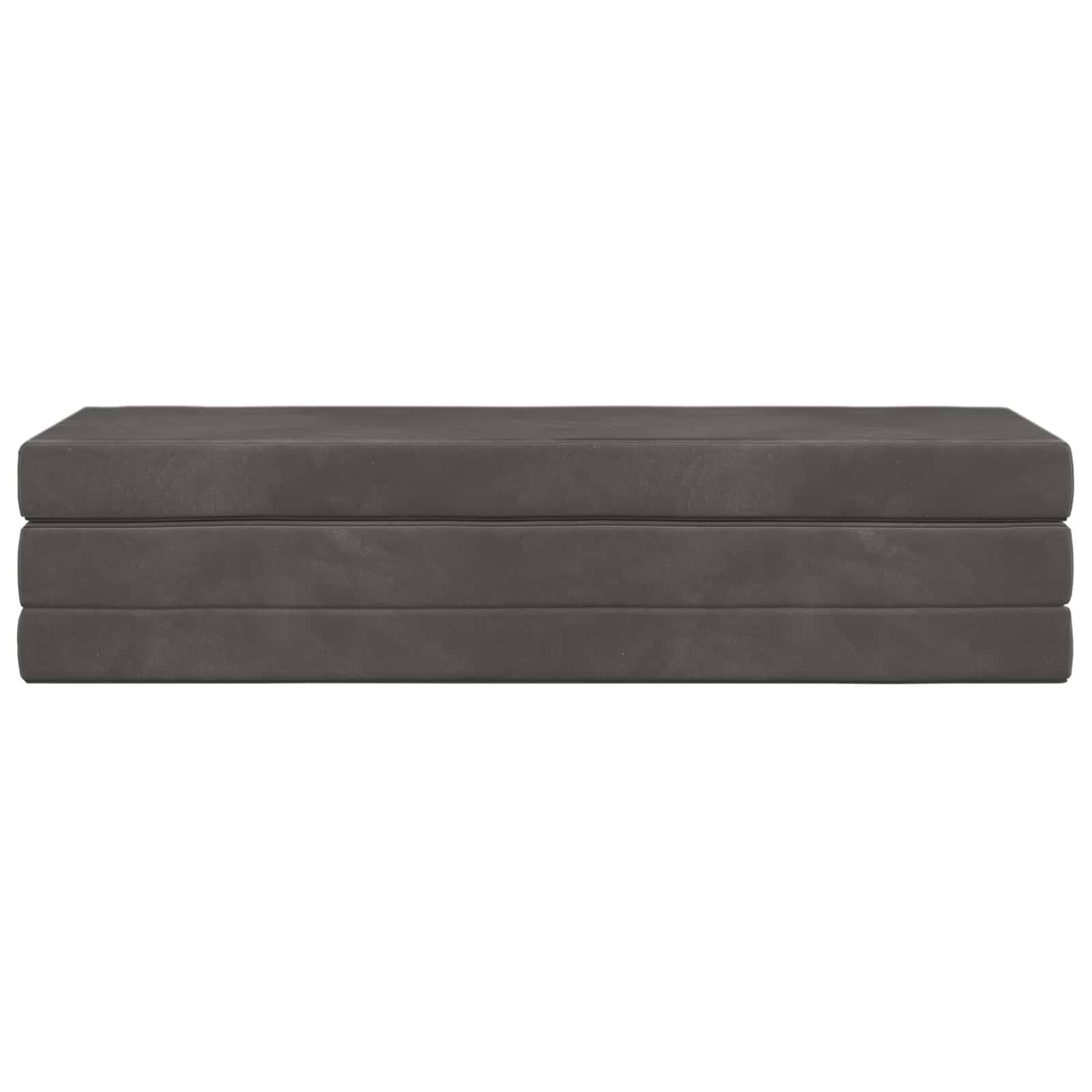 Sofa na razvlačenje 180 x 67 x 45 cm Tamnosiva