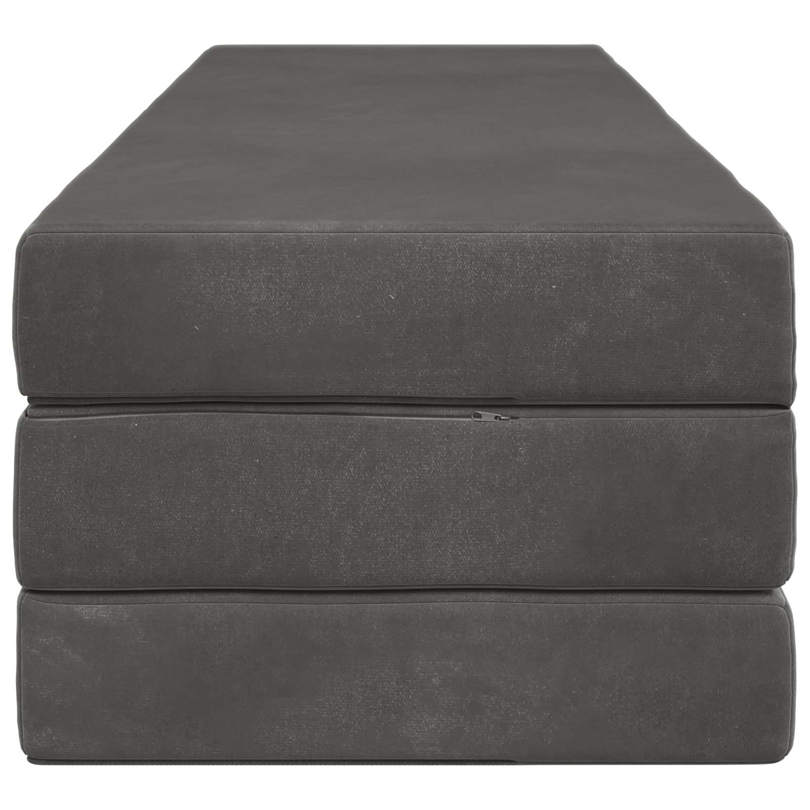 Sofa na razvlačenje 180 x 67 x 45 cm Tamnosiva