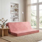 Sofa na razvlačenje 200 x 67 x 45 cm Ružičasta