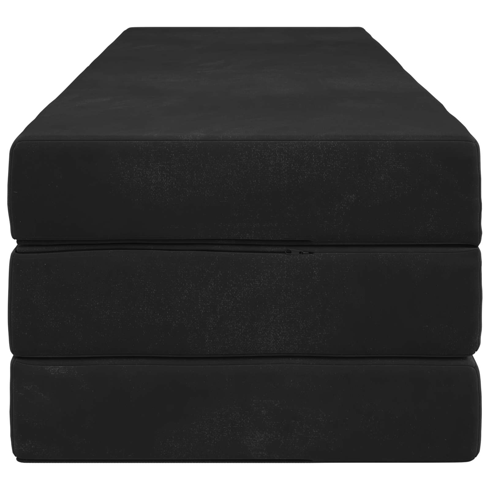 Sofa na razvlačenje 180 x 67 x 45 cm Crna