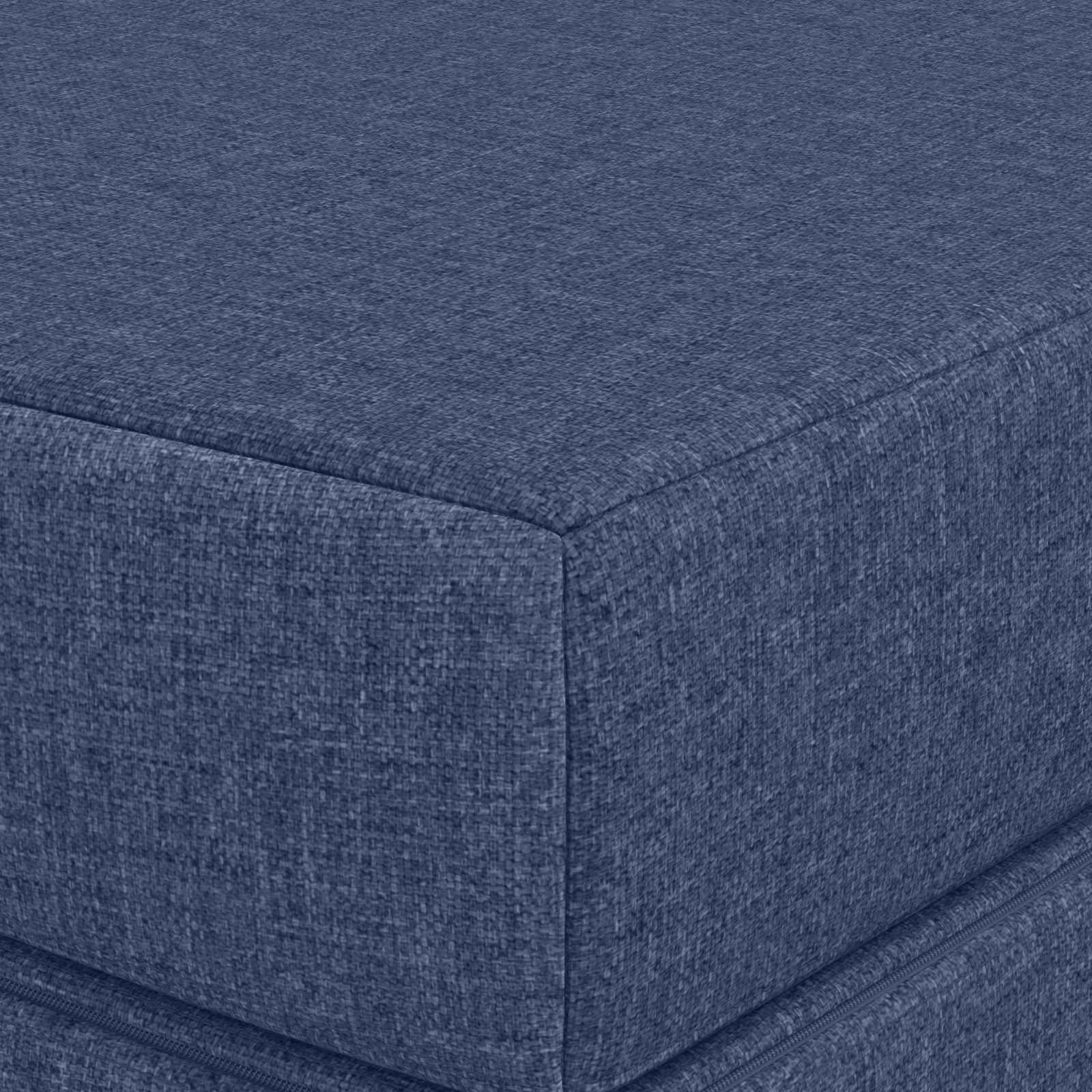 Sofa na razvlačenje 200 x 67 x 45 cm Plava