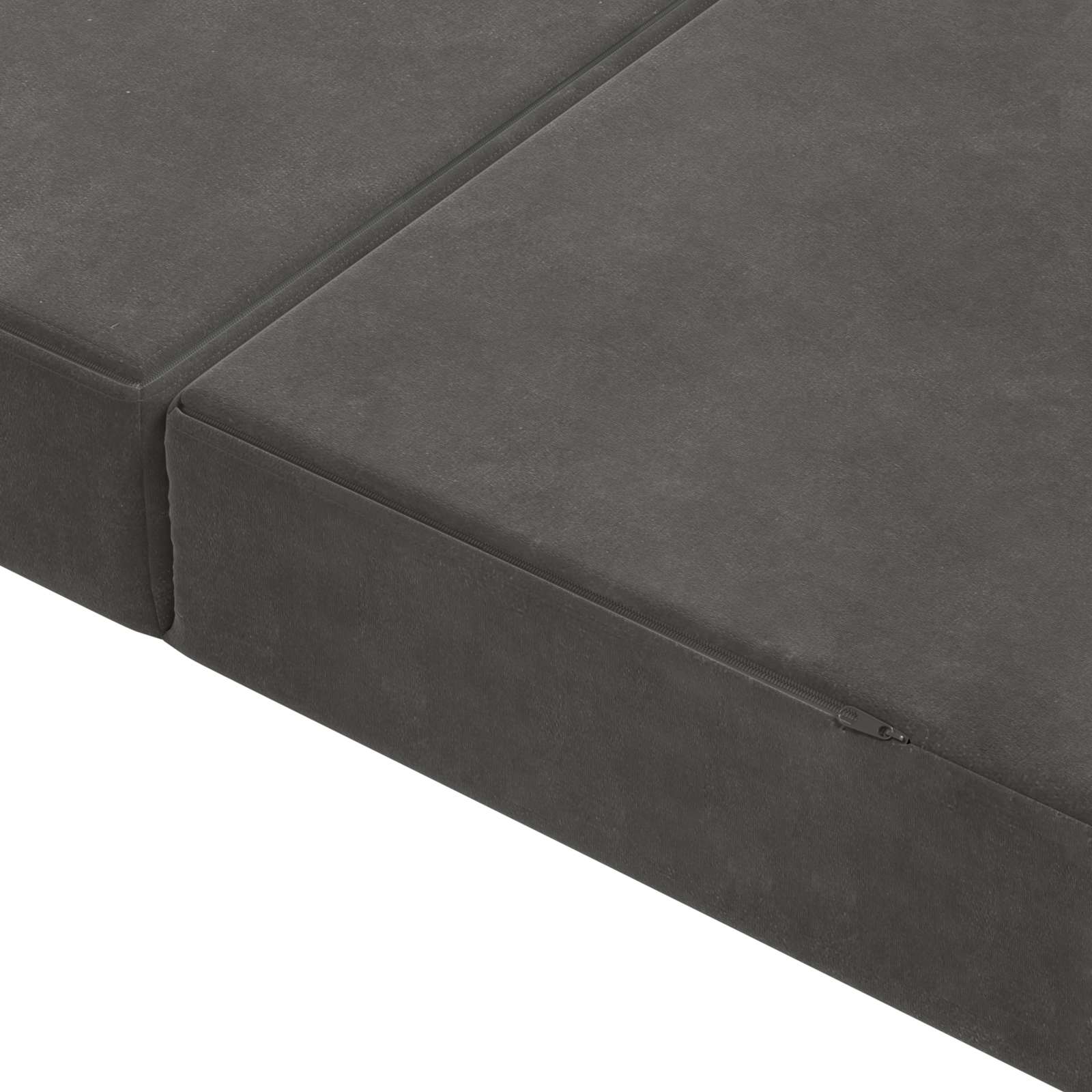 Sofa na razvlačenje 200 x 67 x 45 cm Tamnosiva