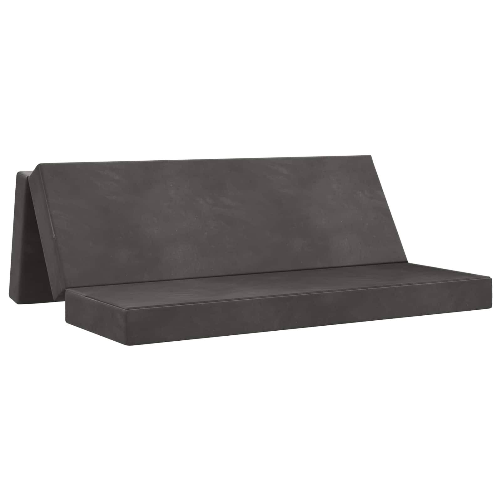 Sofa na razvlačenje 200 x 67 x 45 cm Tamnosiva