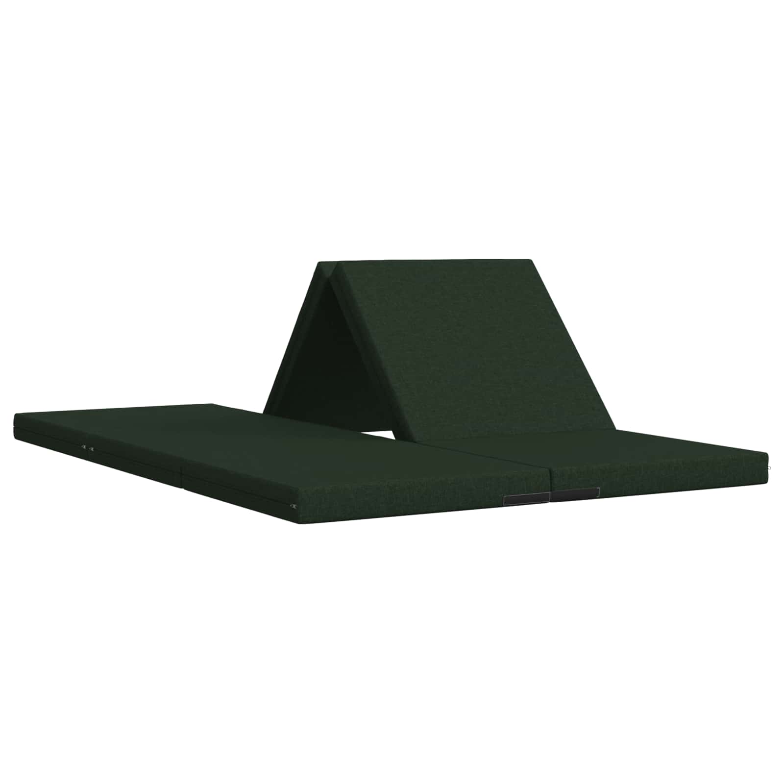 Sofa na razvlačenje 140 x 67 x 45 cm Tamnozelena