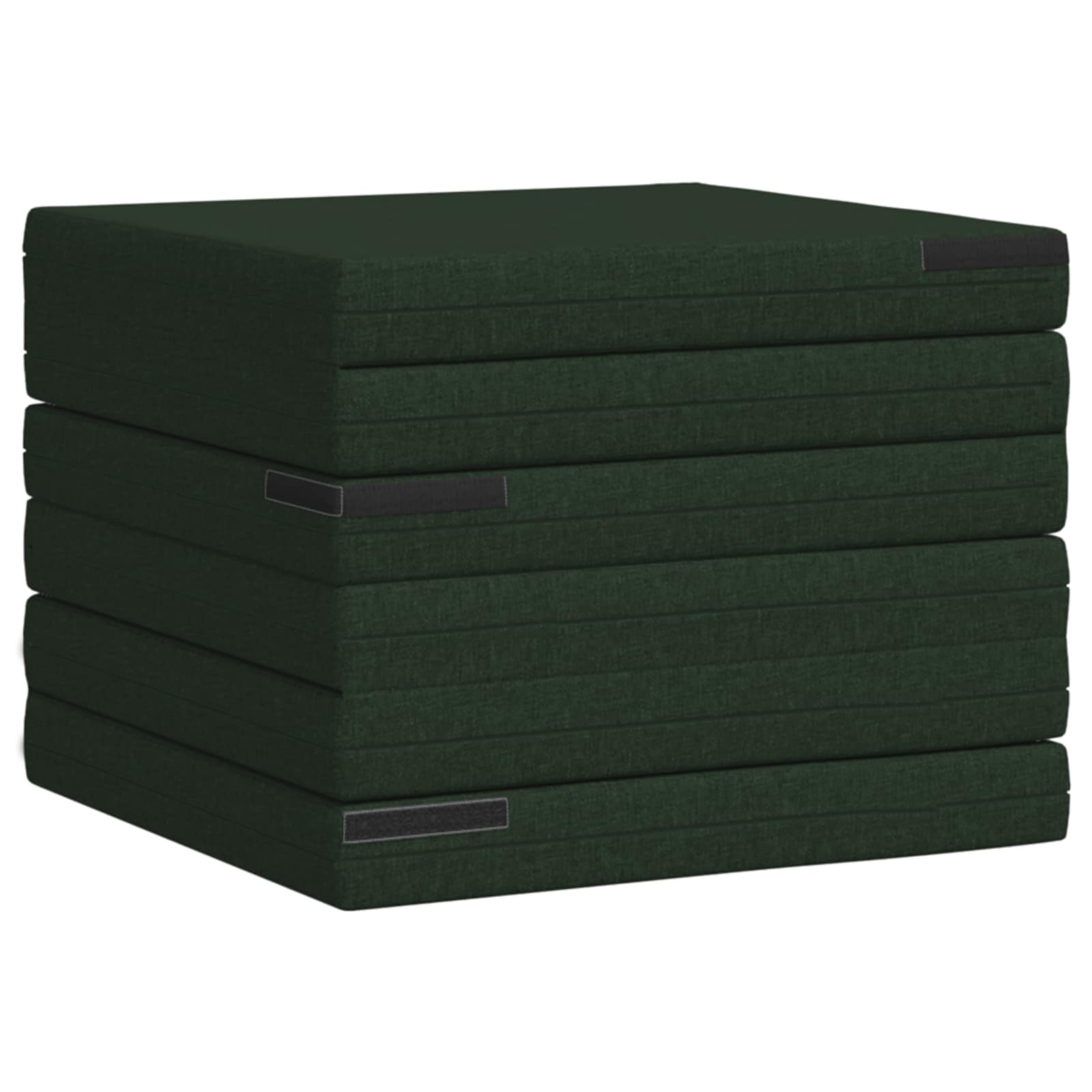 Sofa na razvlačenje 140 x 67 x 45 cm Tamnozelena