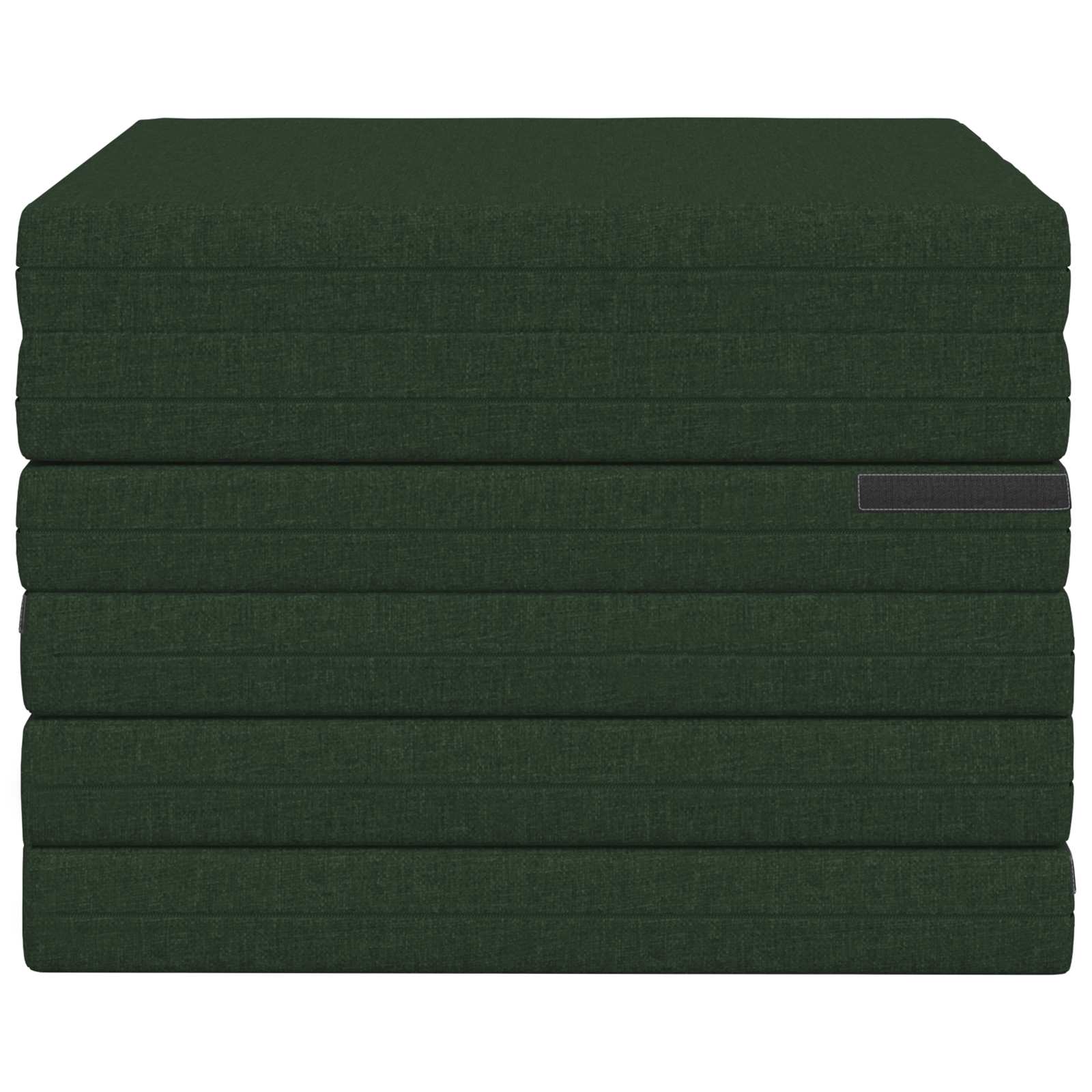 Sofa na razvlačenje 140 x 67 x 45 cm Tamnozelena
