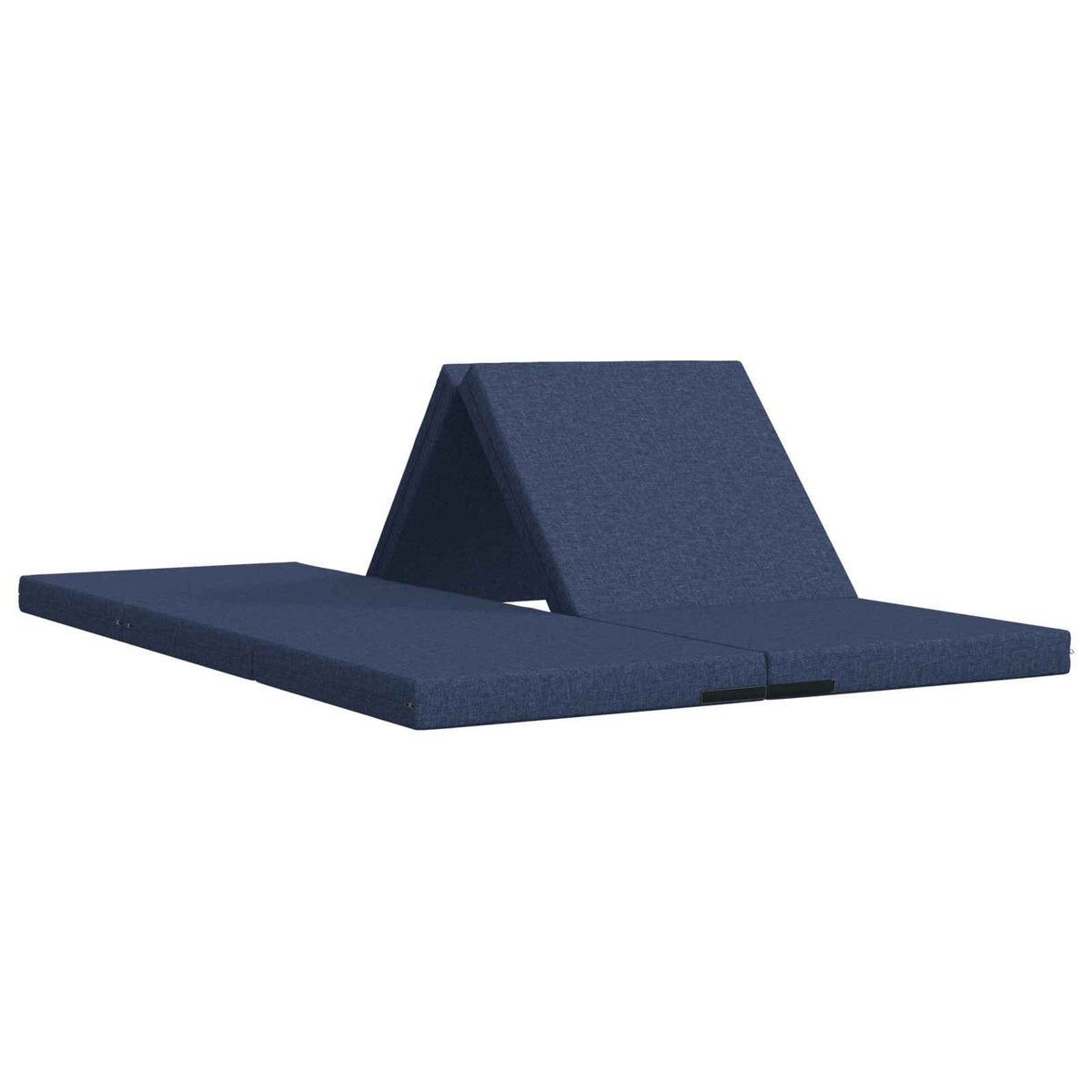 Sofa na razvlačenje 140 x 67 x 15 cm Plava