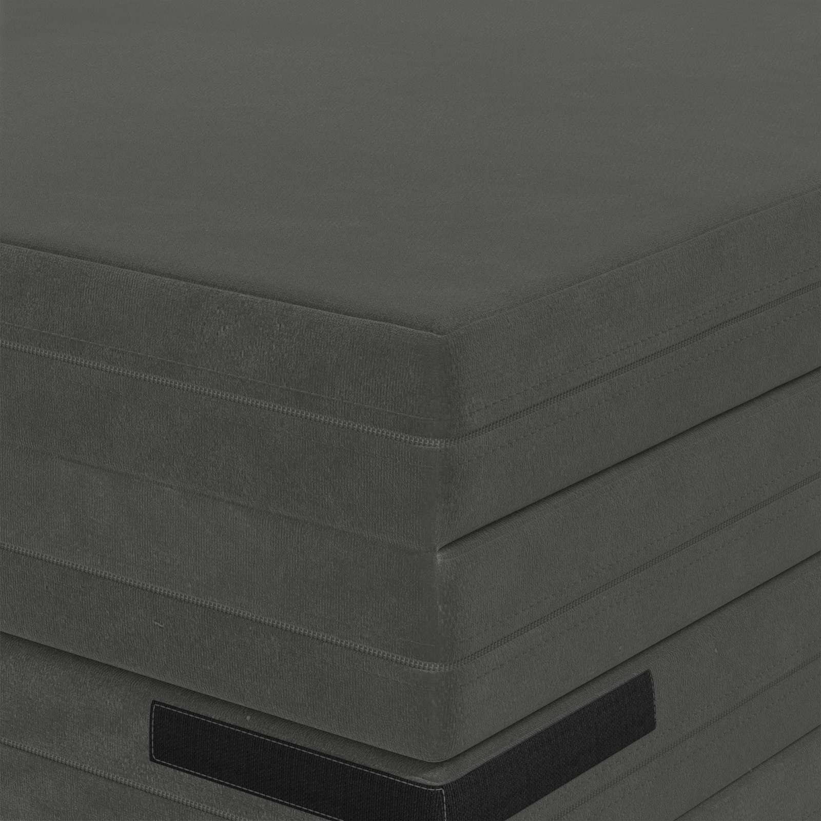 Sofa na razvlačenje 140 x 67 x 45 cm Tamnosiva