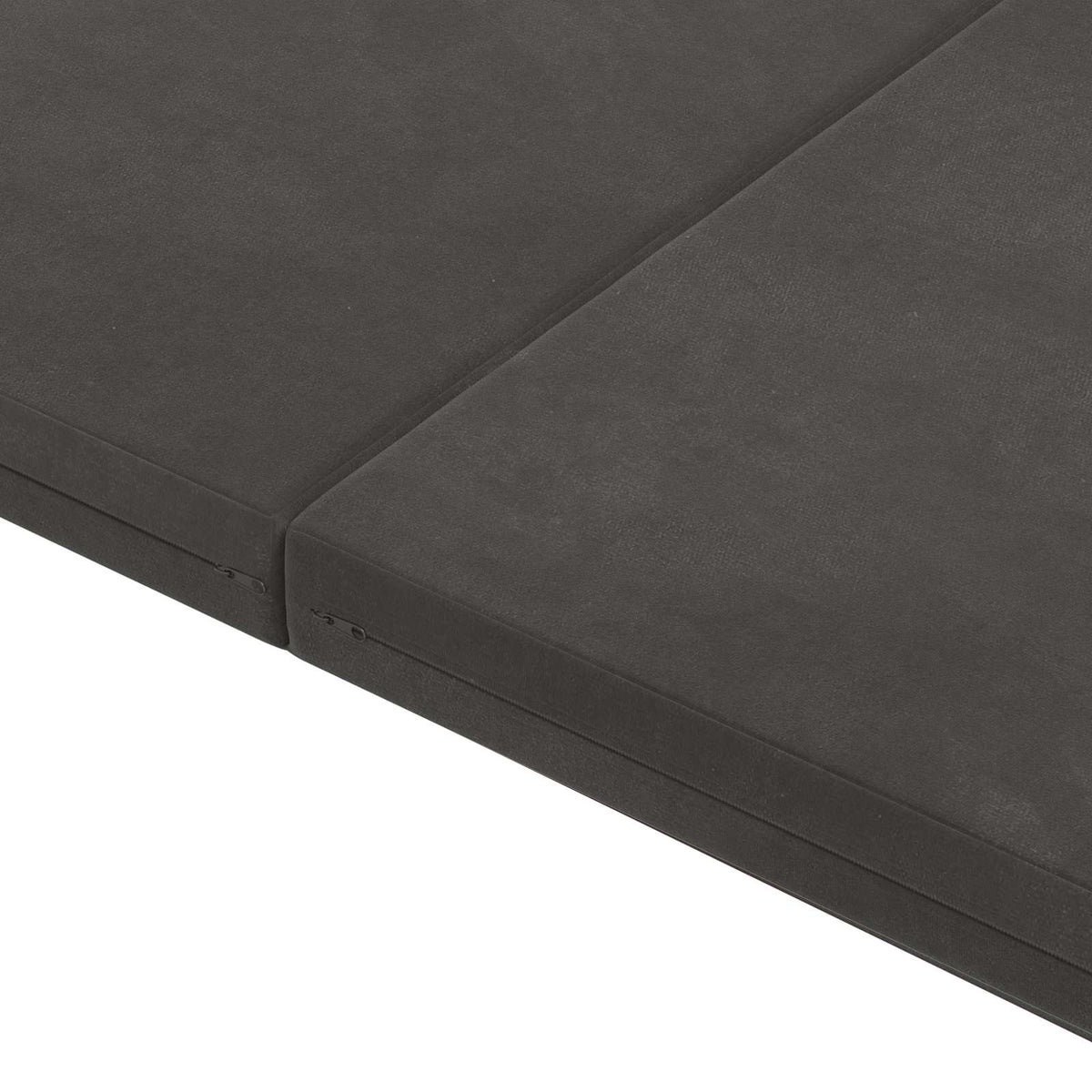 Sofa na razvlačenje 140 x 67 x 15 cm Tamnosiva