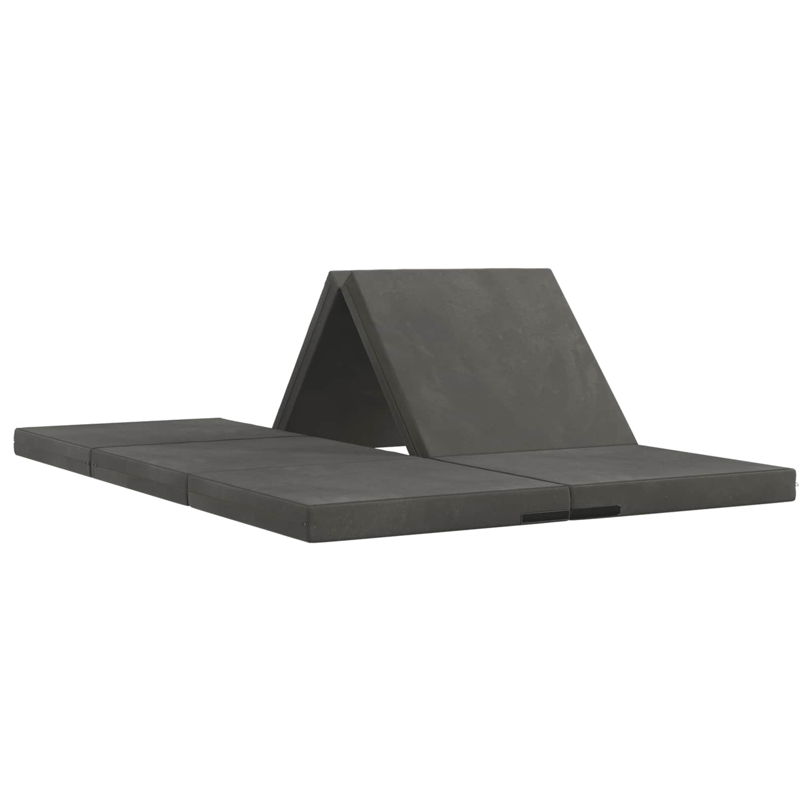 Sofa na razvlačenje 140 x 67 x 45 cm Tamnosiva