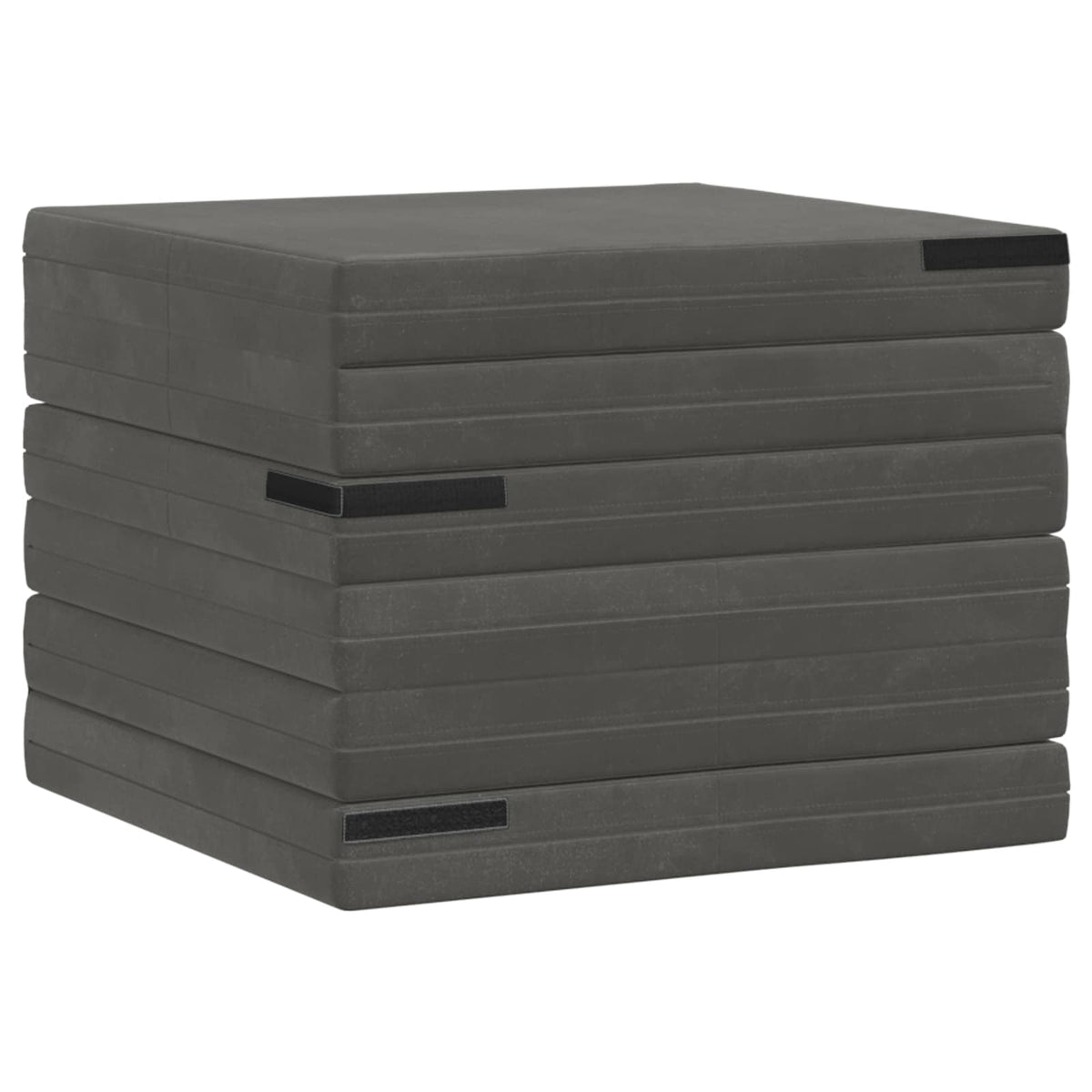 Sofa na razvlačenje 140 x 67 x 15 cm Tamnosiva