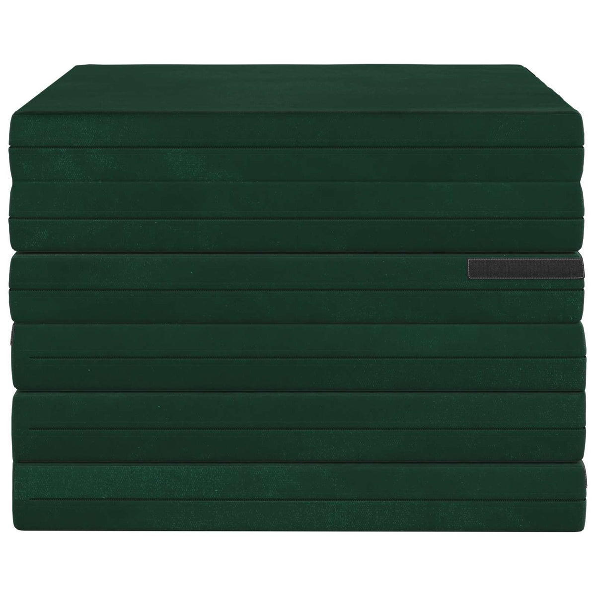Sofa na razvlačenje 140 x 67 x 15 cm Tamnozelena