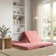 Sofa na razvlačenje 140 x 67 x 45 cm Ružičasta