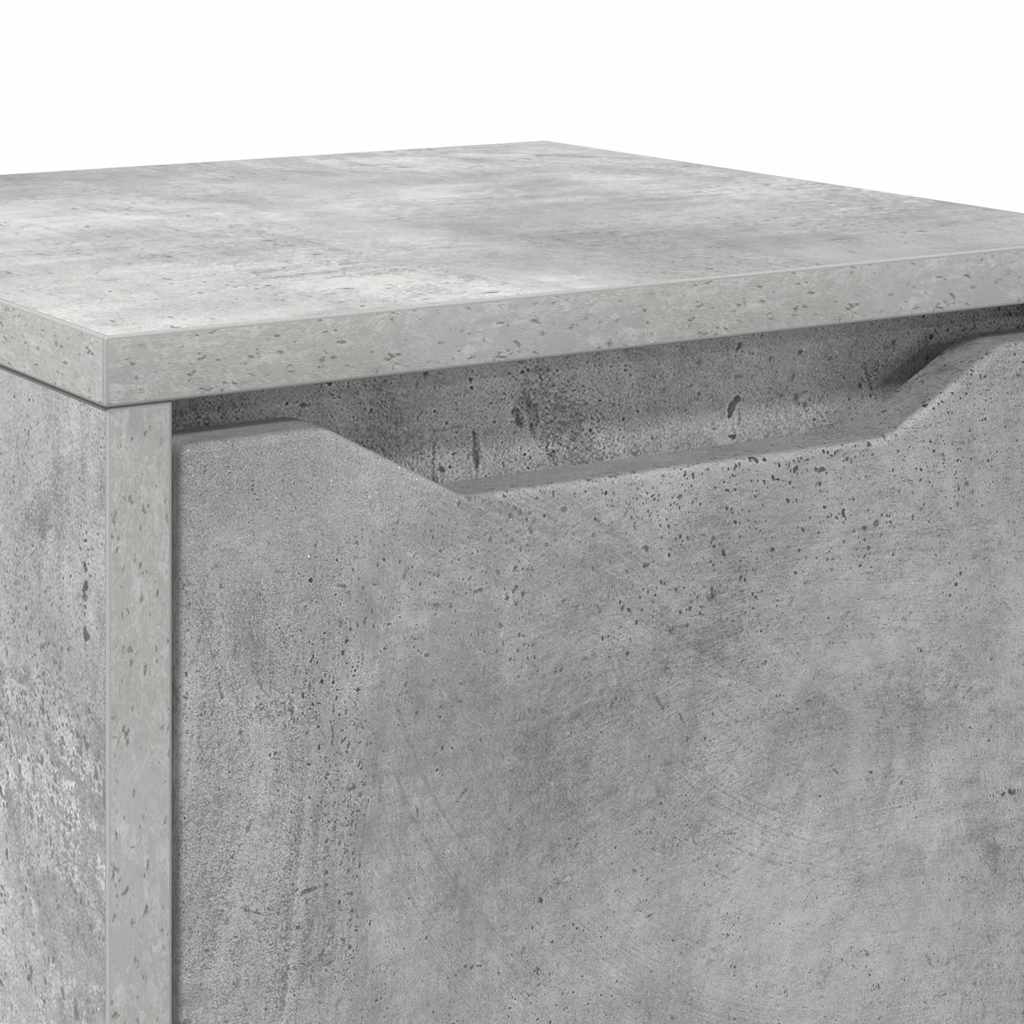Kupaonski ormar s ladicama Betonski sivi 30,5 x 30 x 101 cm
